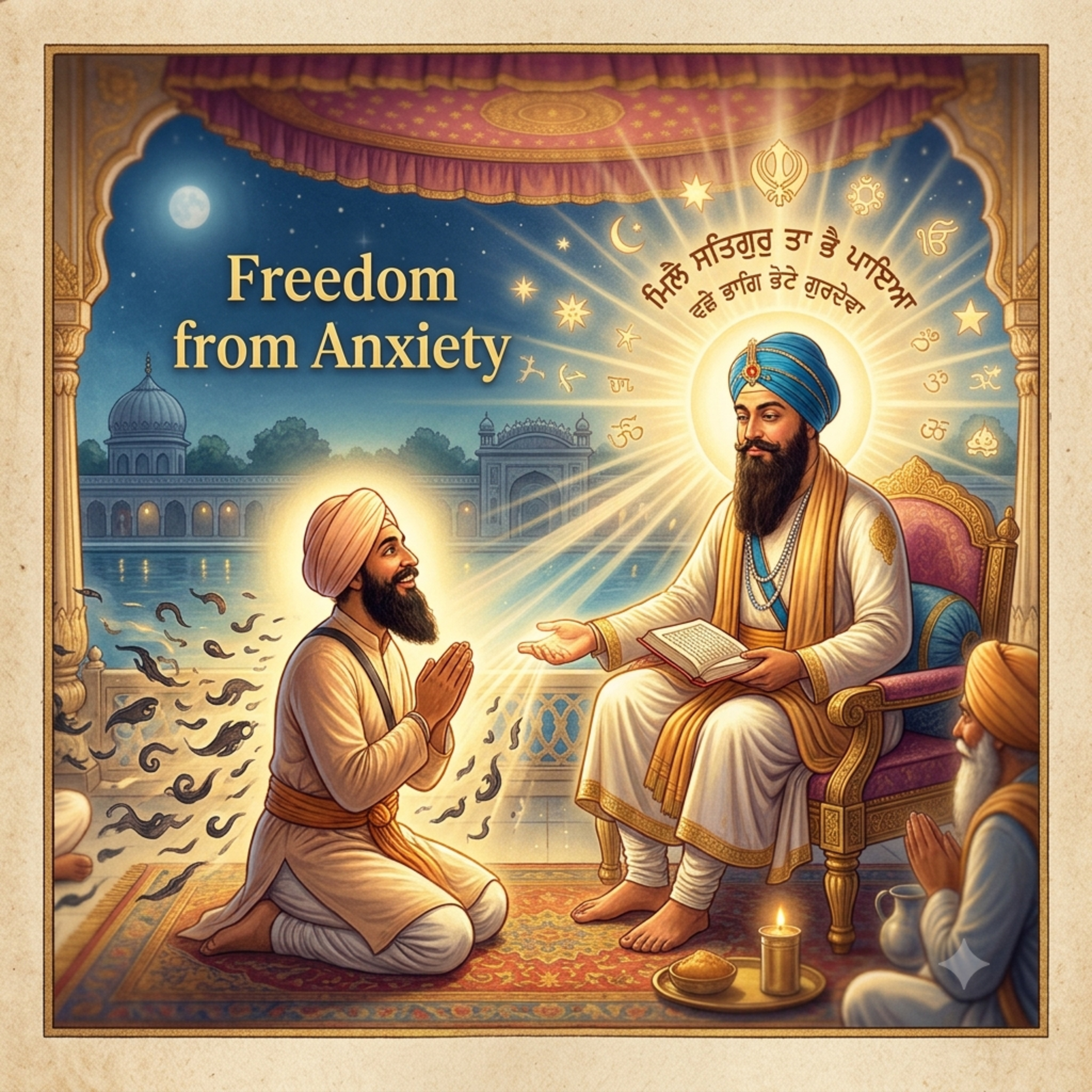 Freedom from Anxiety: A mind attached to the love of God remains untouched by the burning fires of worldly sorrow and anxiety. episode artwork