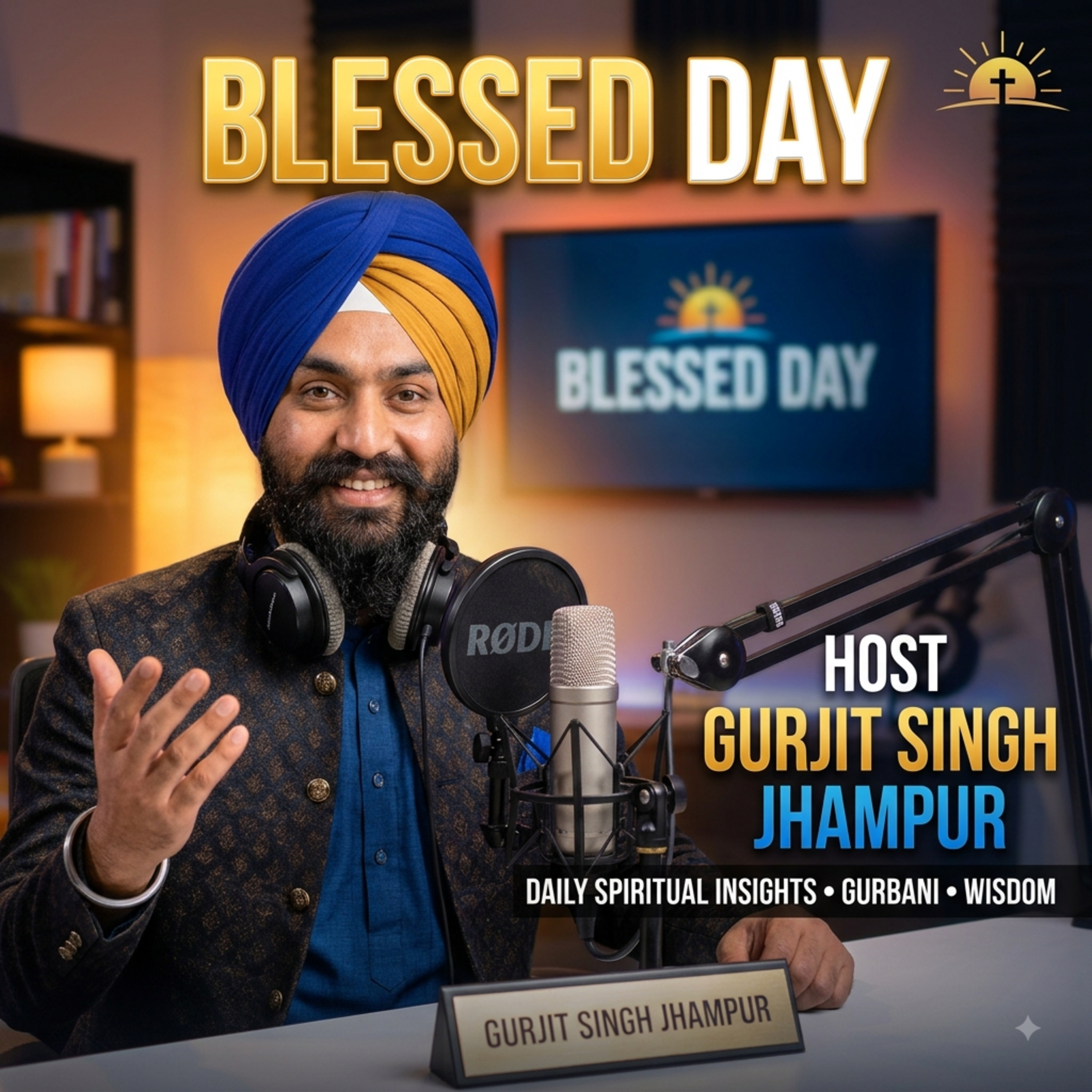 Summary of Gurbani Passage: Finding Peace Through Faith, Ego Erasure, and Divine Grace episode artwork