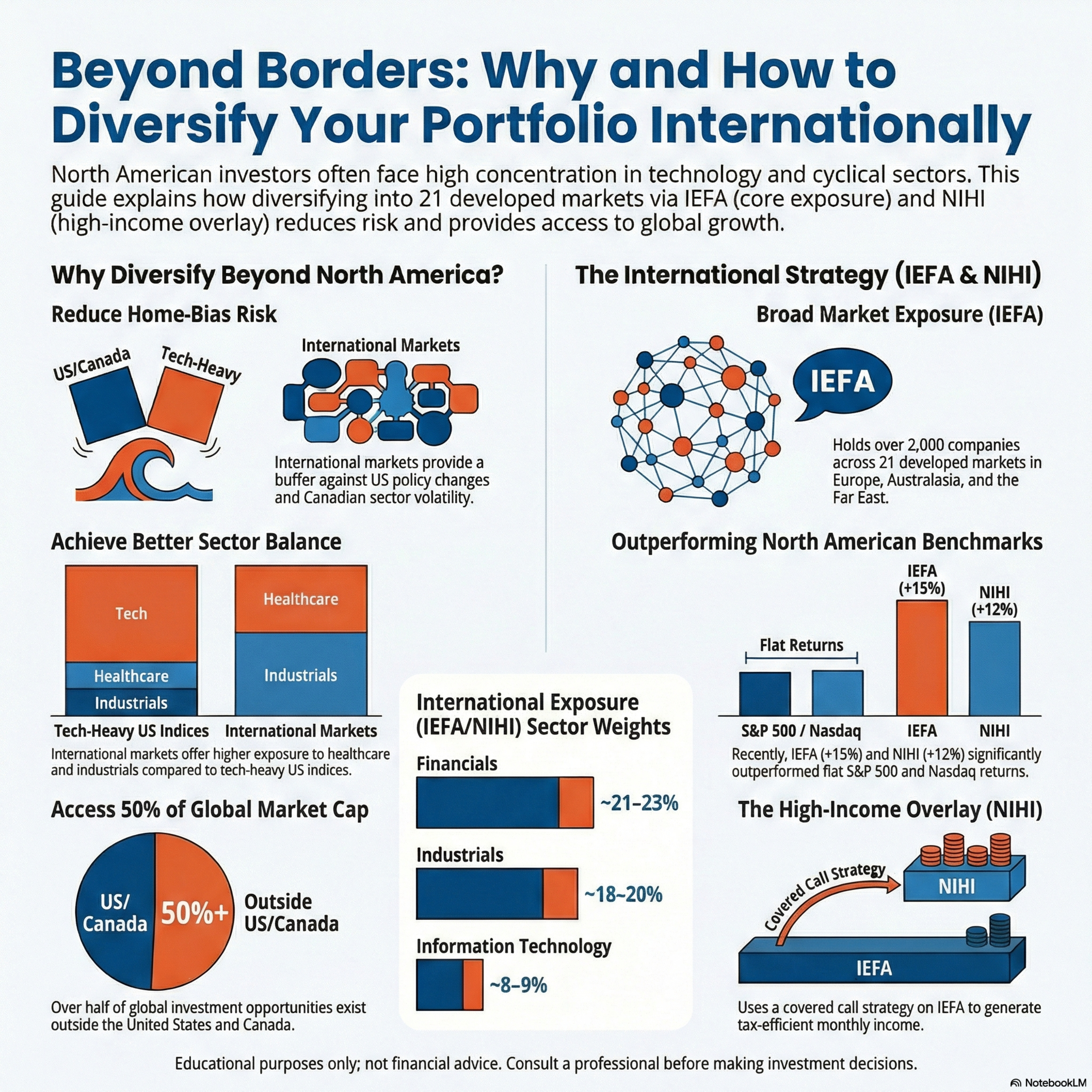 Global Diversification Series - 4/5: Investing Beyond North America: #IEFA & NEOS #NIHI ETFs | Strategy for Global Income & Growth episode artwork