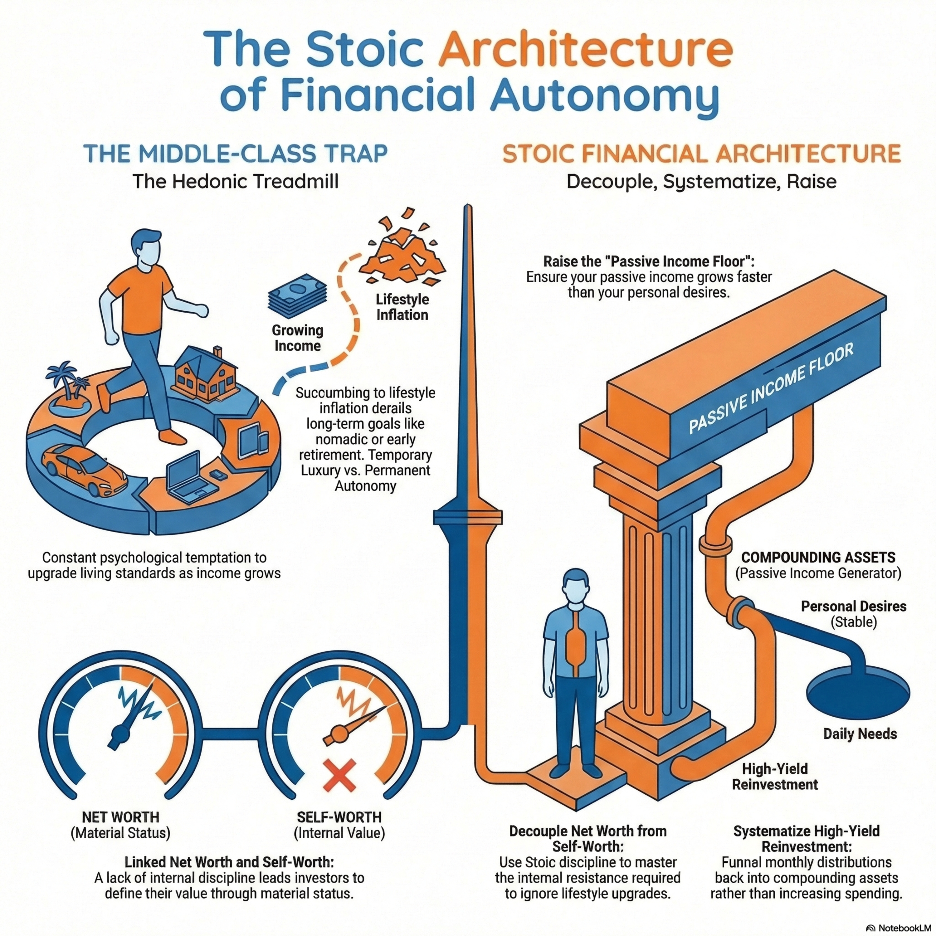 Financial Freedom Through Stoic Wealth Mastery: Escape The Hedonic Treadmill Trap & Build Permanent Passive Income episode artwork