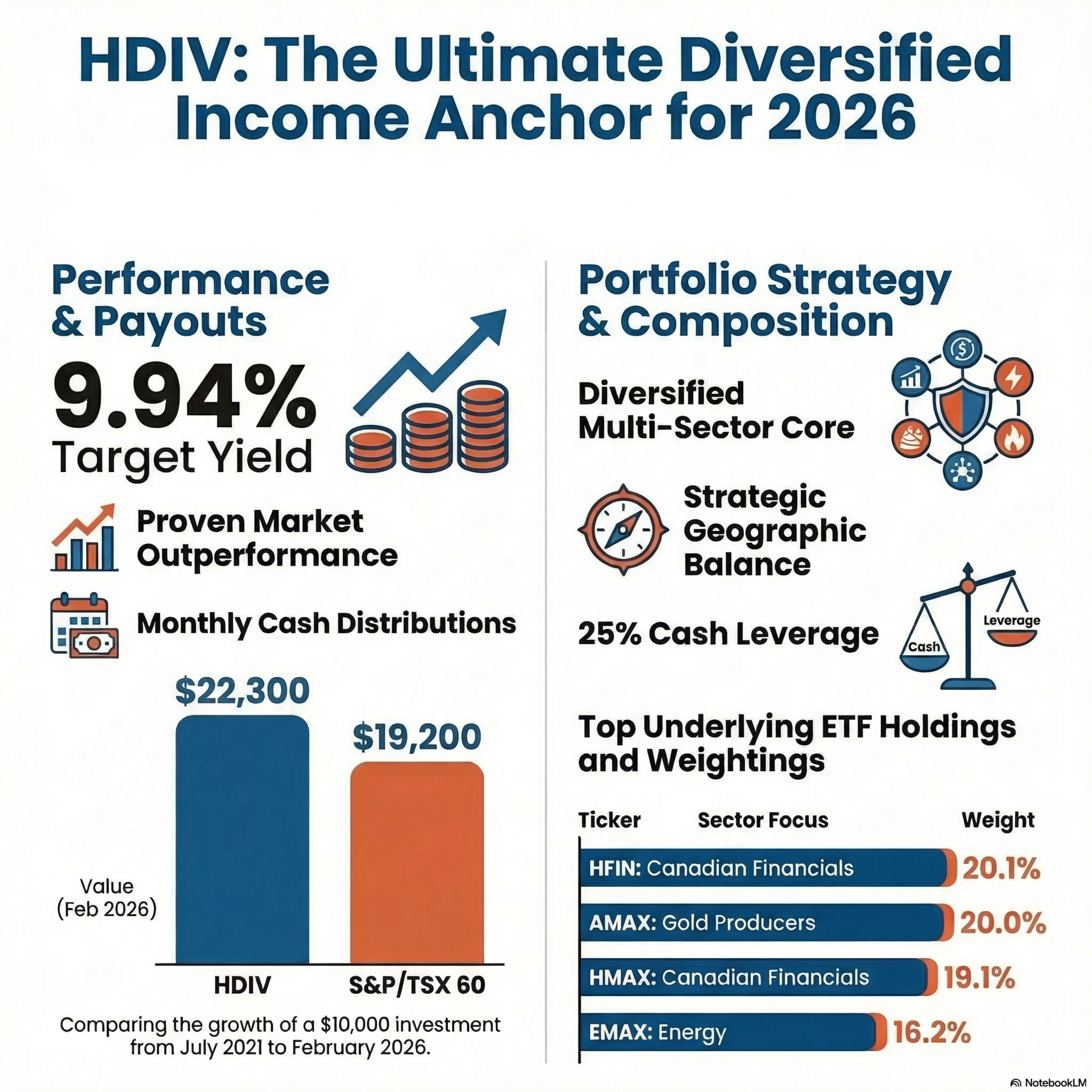 Hamilton #HDIV ETF Possibly The Best High Income ETF in 2026? 10% Yield + Resilience in Tough Market episode artwork