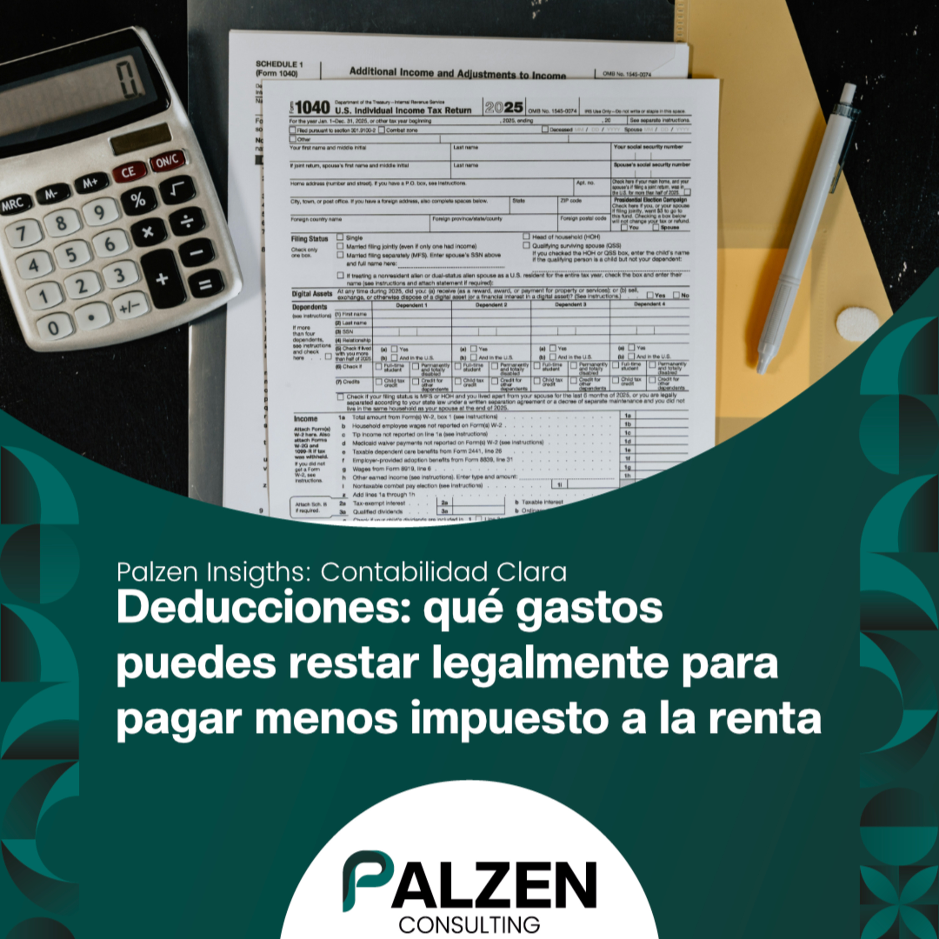 Deducciones: qué gastos puedes restar legalmente para pagar menos impuesto a la renta episode artwork