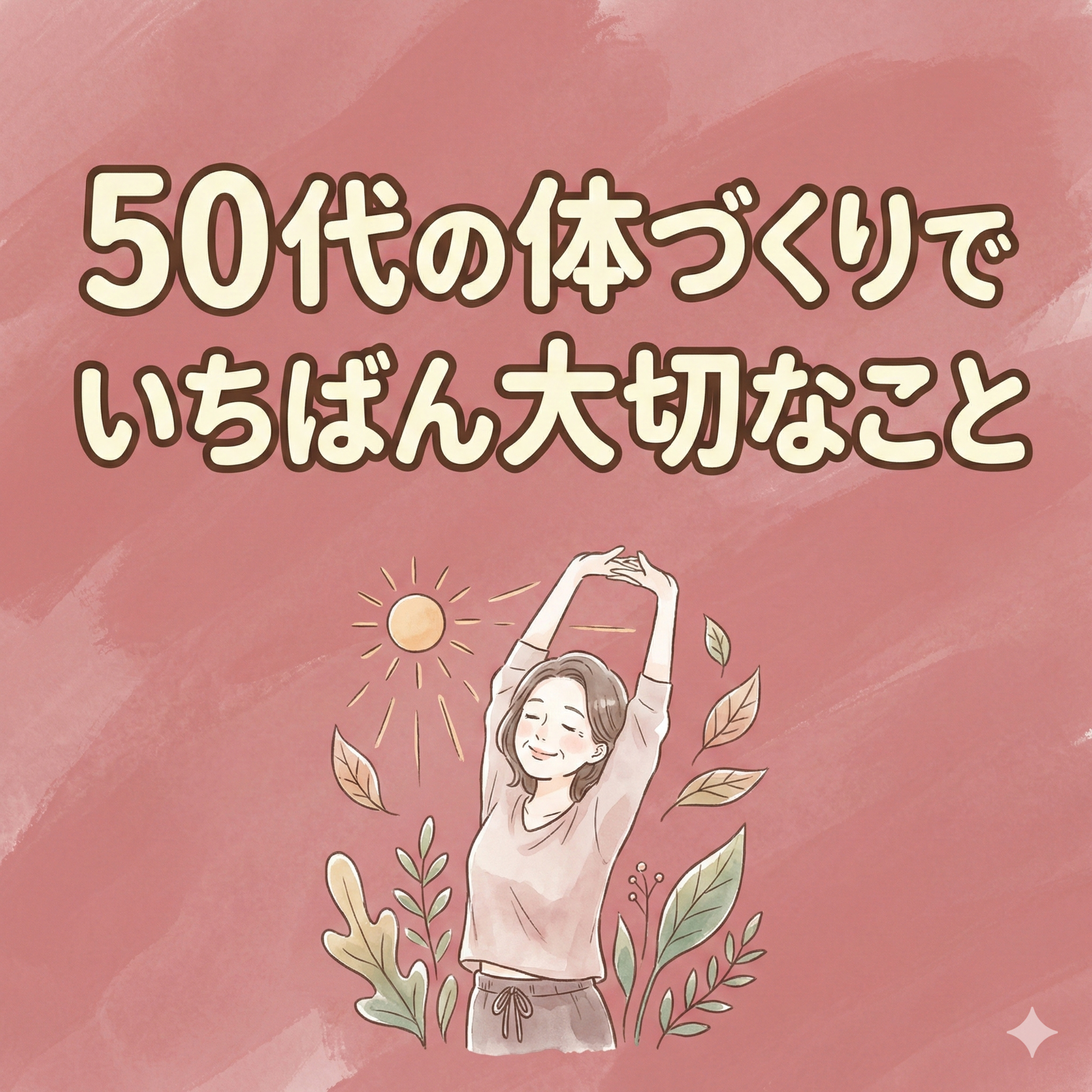 50代の体づくりでいちばん大切なこと | ep8 episode artwork