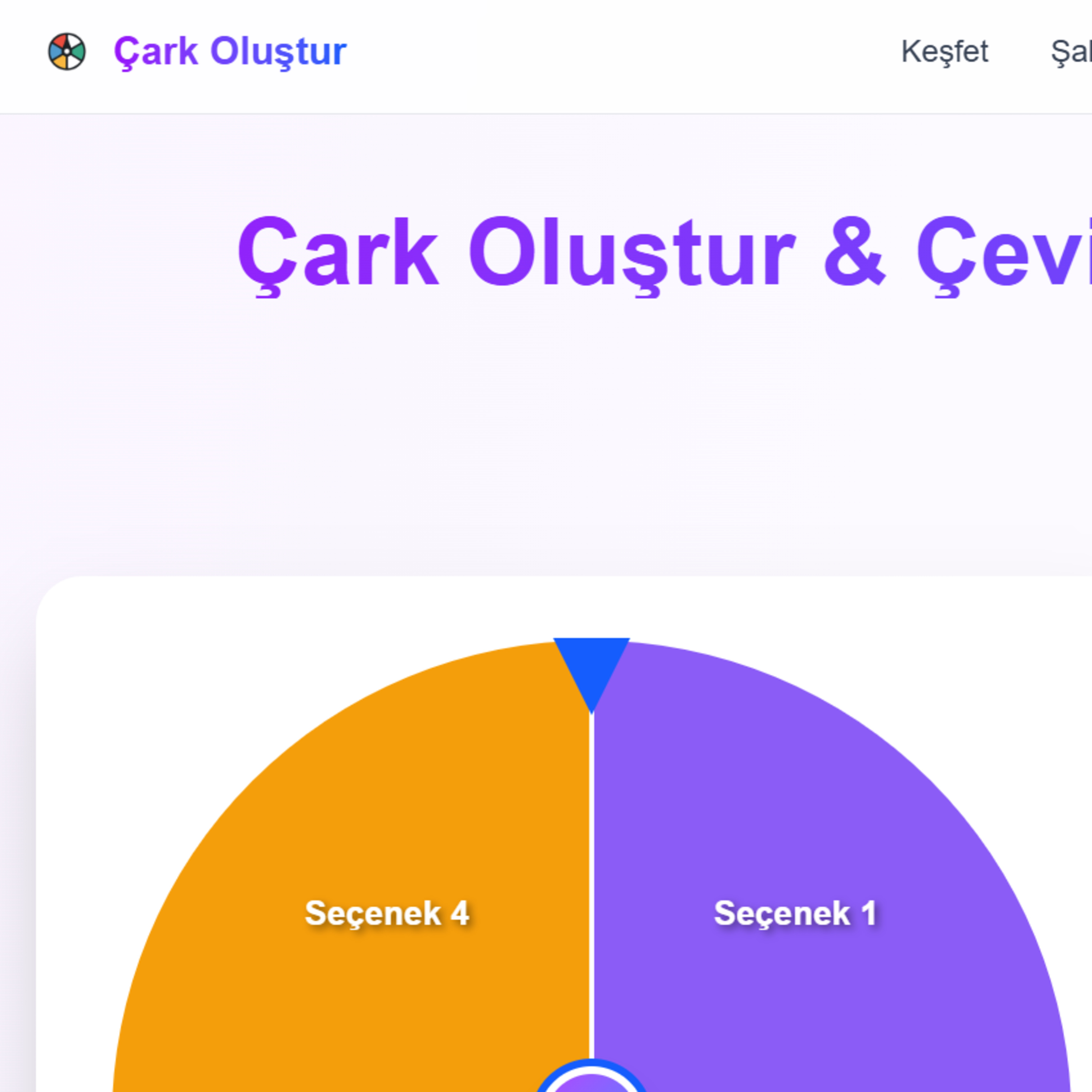Şans Çarkı - Çark Oluştur episode artwork