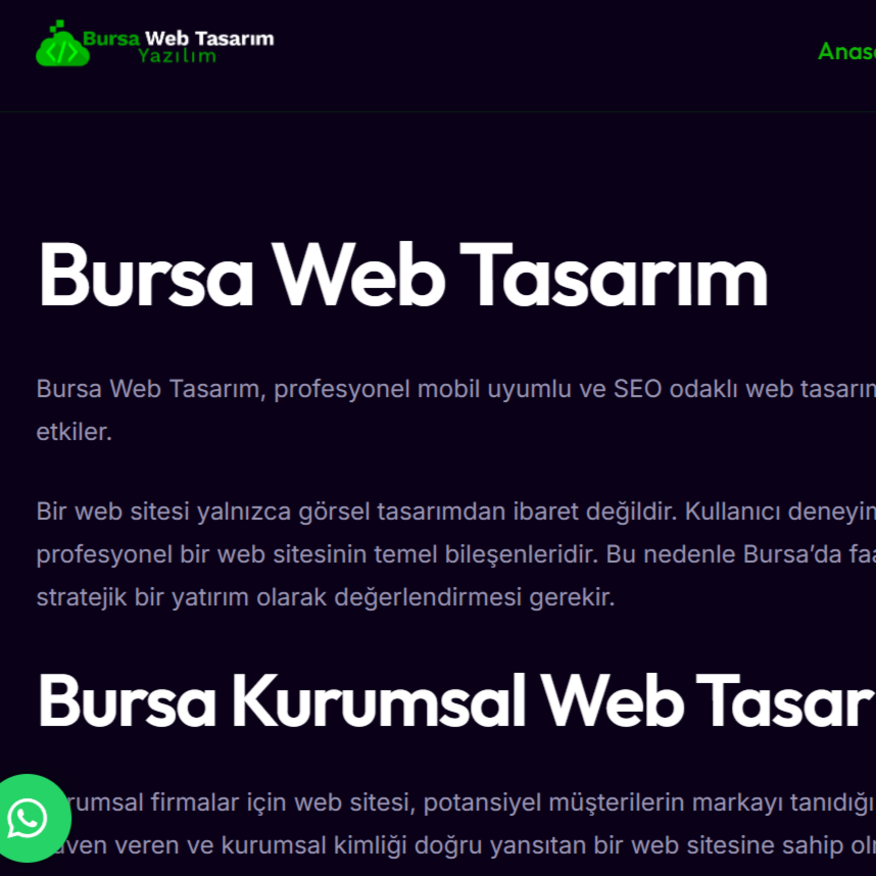 Bursa Kurumsal Web Tasarım Hizmetleri - Bursa Web Tasarım episode artwork