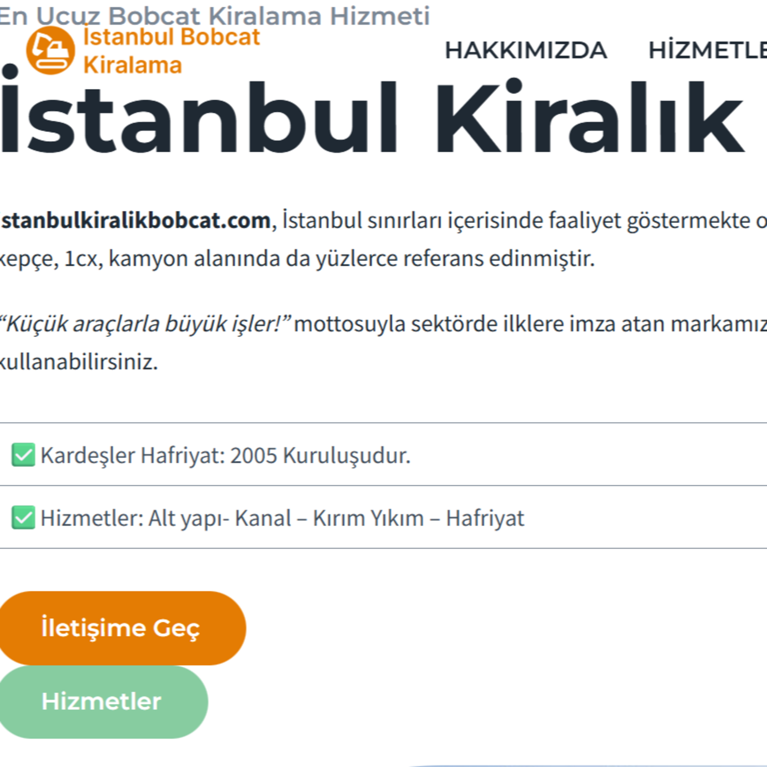 Kiralık Bobcat - İstanbul Kiralık Bobcat episode artwork