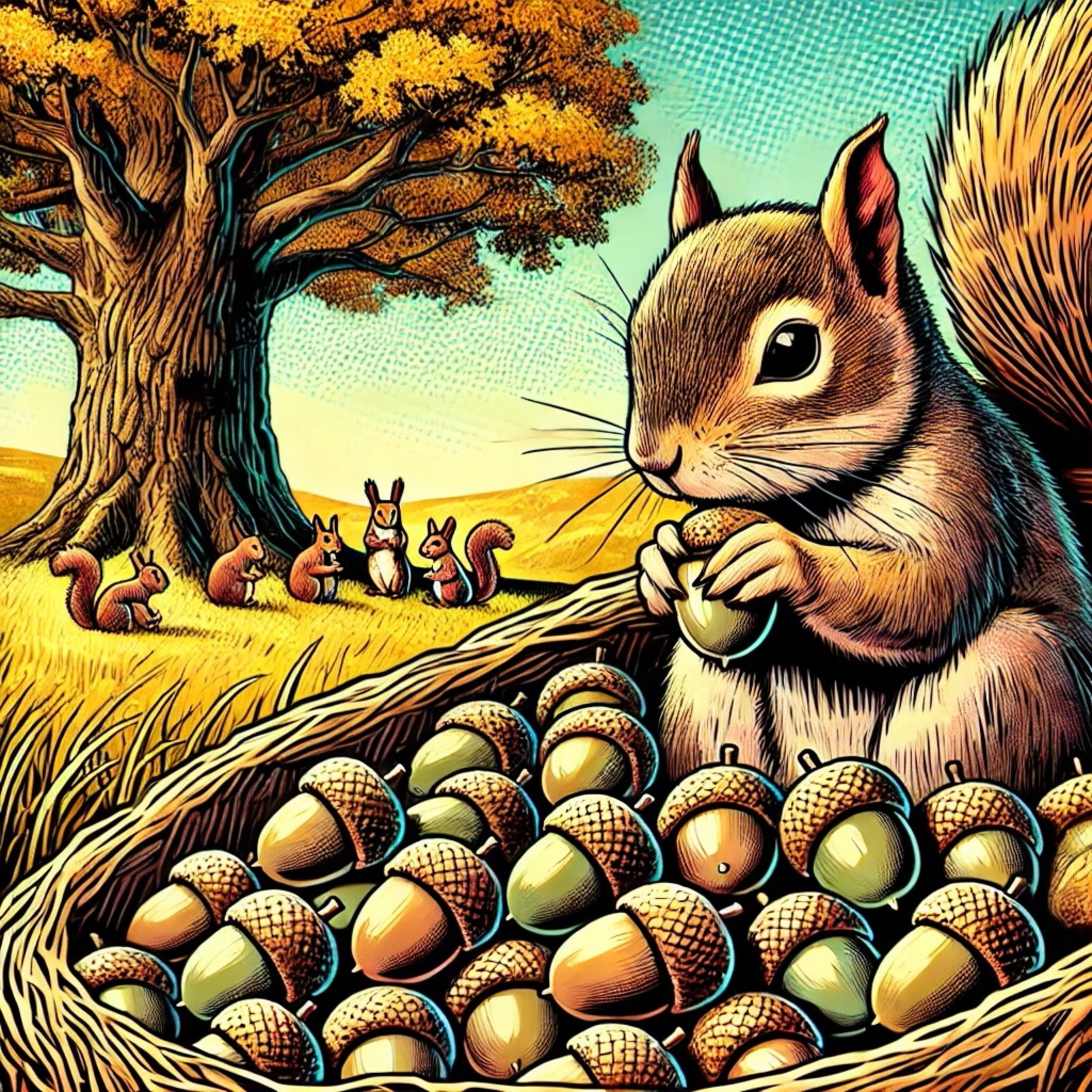 La Ardilla Que Tomó Demasiadas Bellotas – Cuento Infantil Sobre Compartir episode artwork