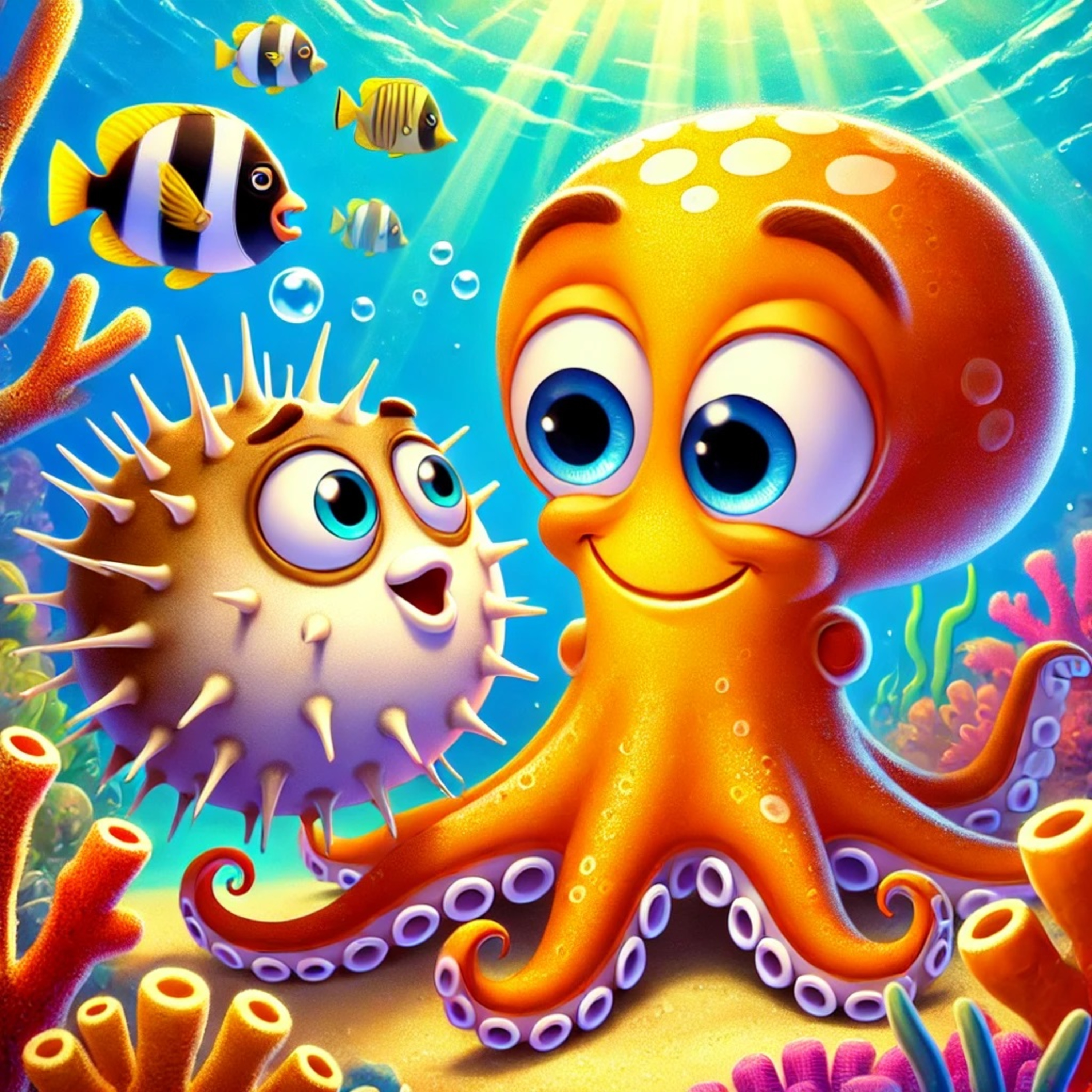 El Pulpo y el Amigo Inflado – Cuento Infantil Sobre Empatía y Amistad