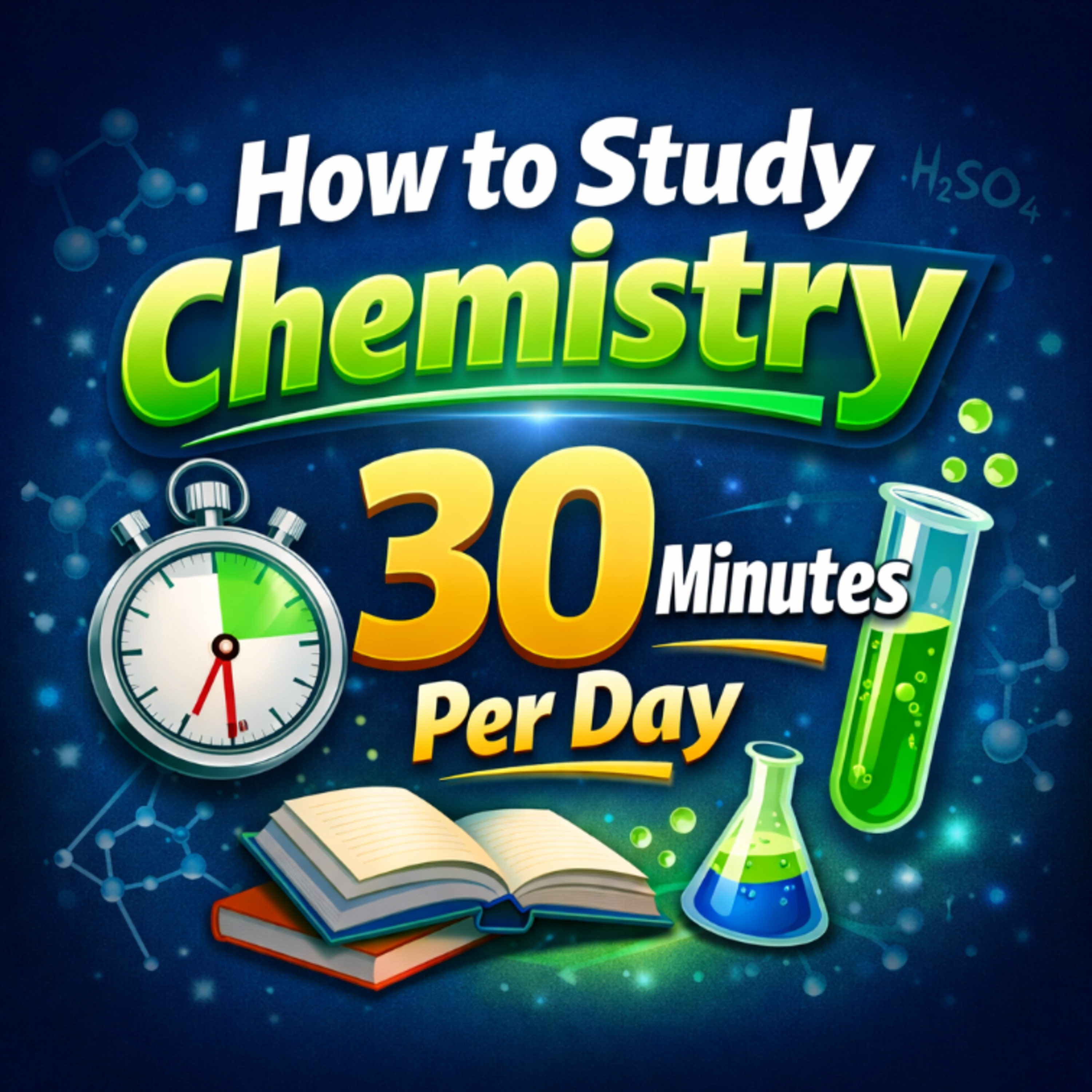 How to study chemistry 30 minutes per day episode artwork