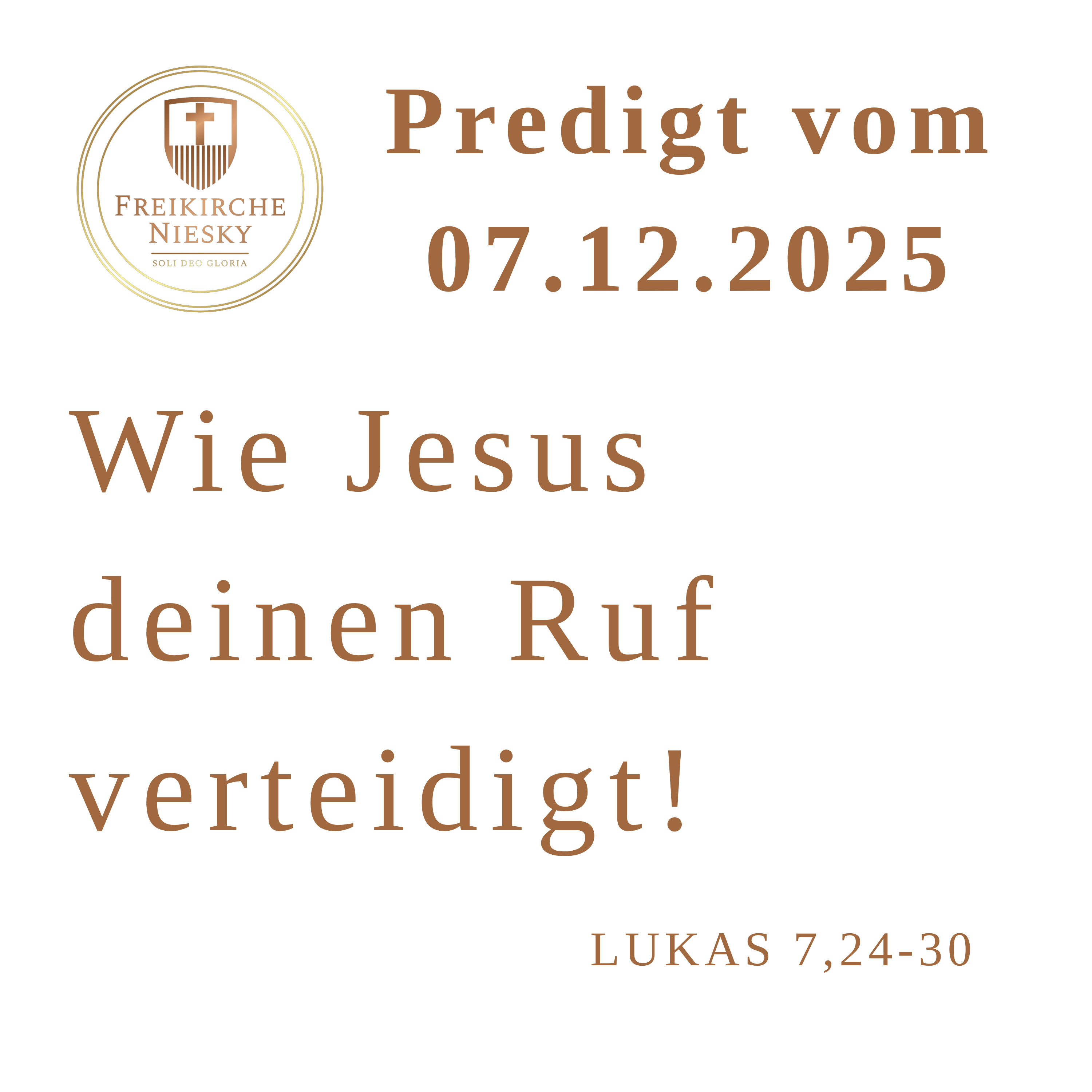 Freikirche Niesky - Predigt - Podcast