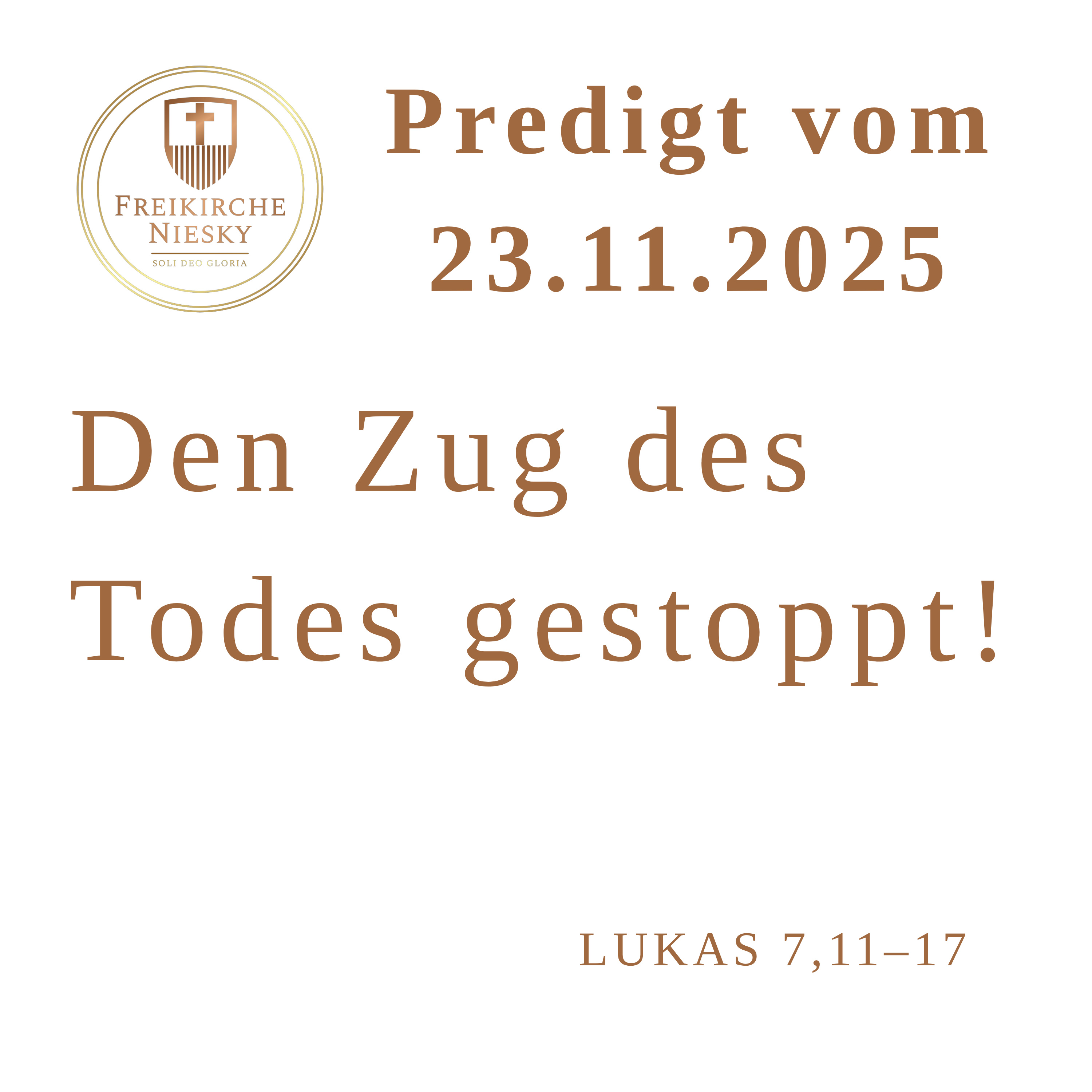Freikirche Niesky - Predigt - Podcast