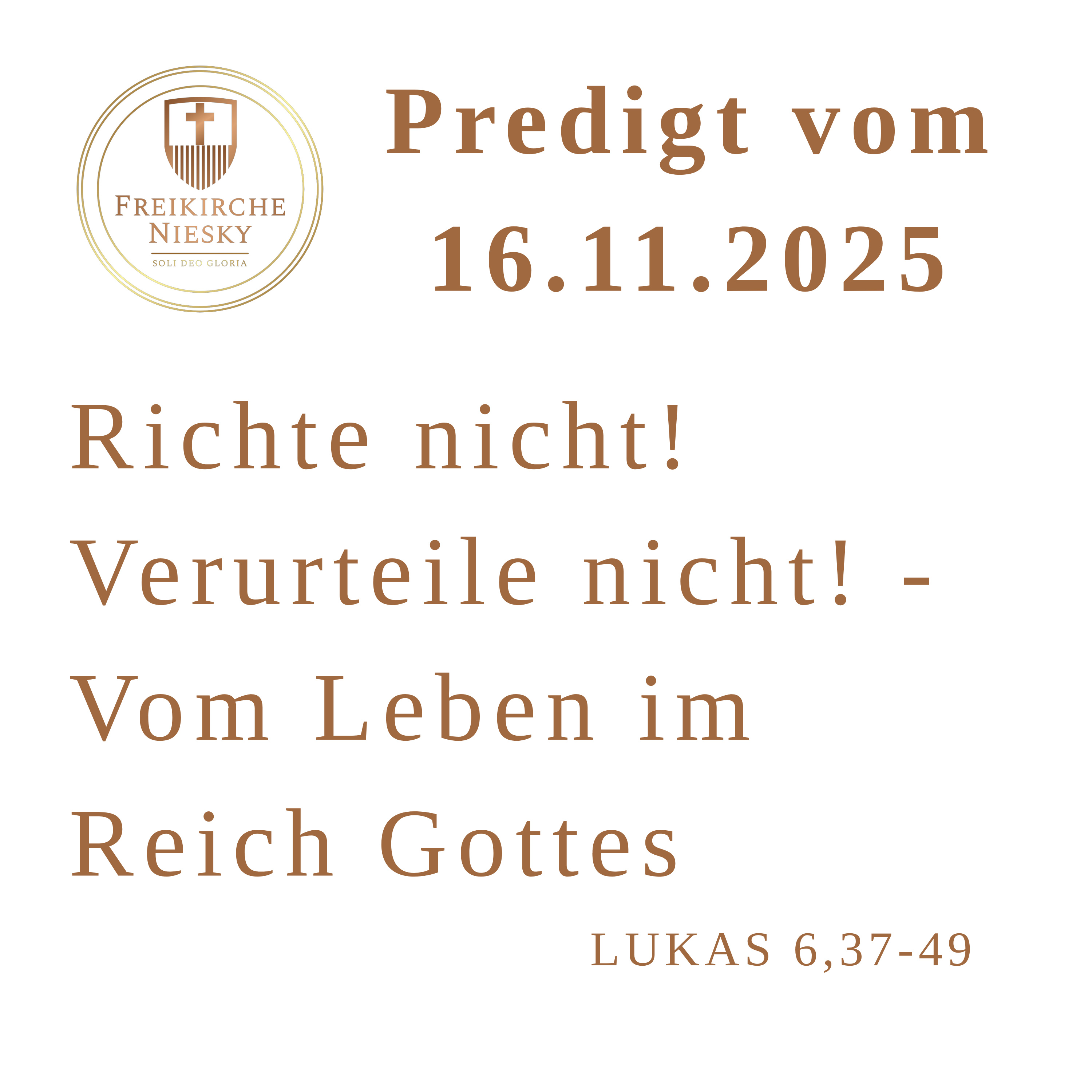 Freikirche Niesky - Predigt - Podcast