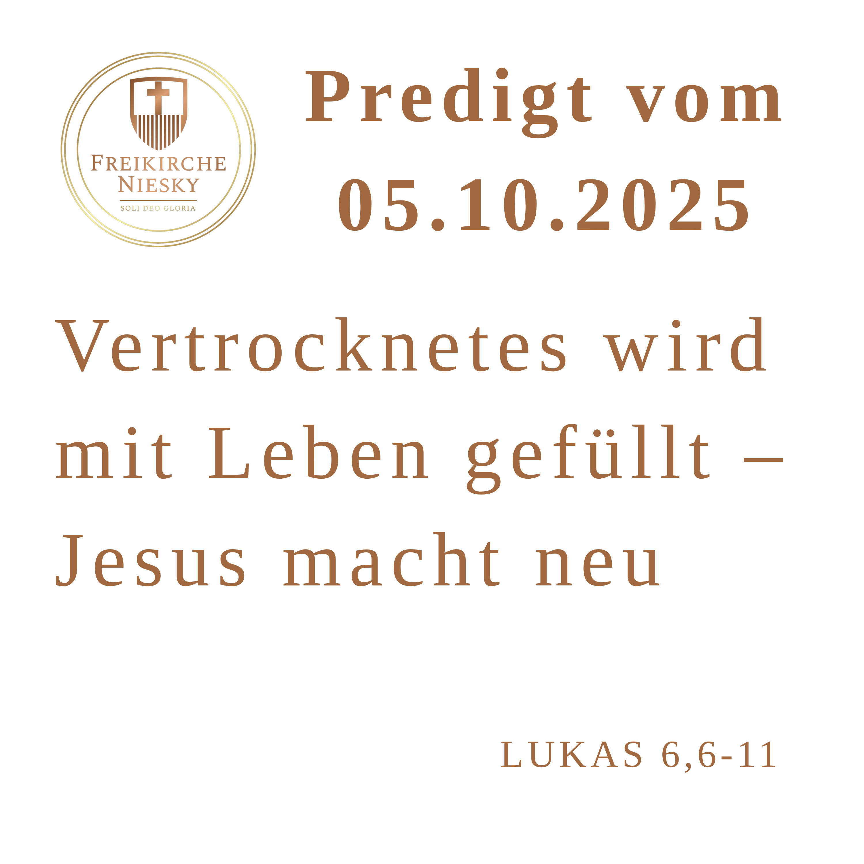 Freikirche Niesky - Predigt - Podcast