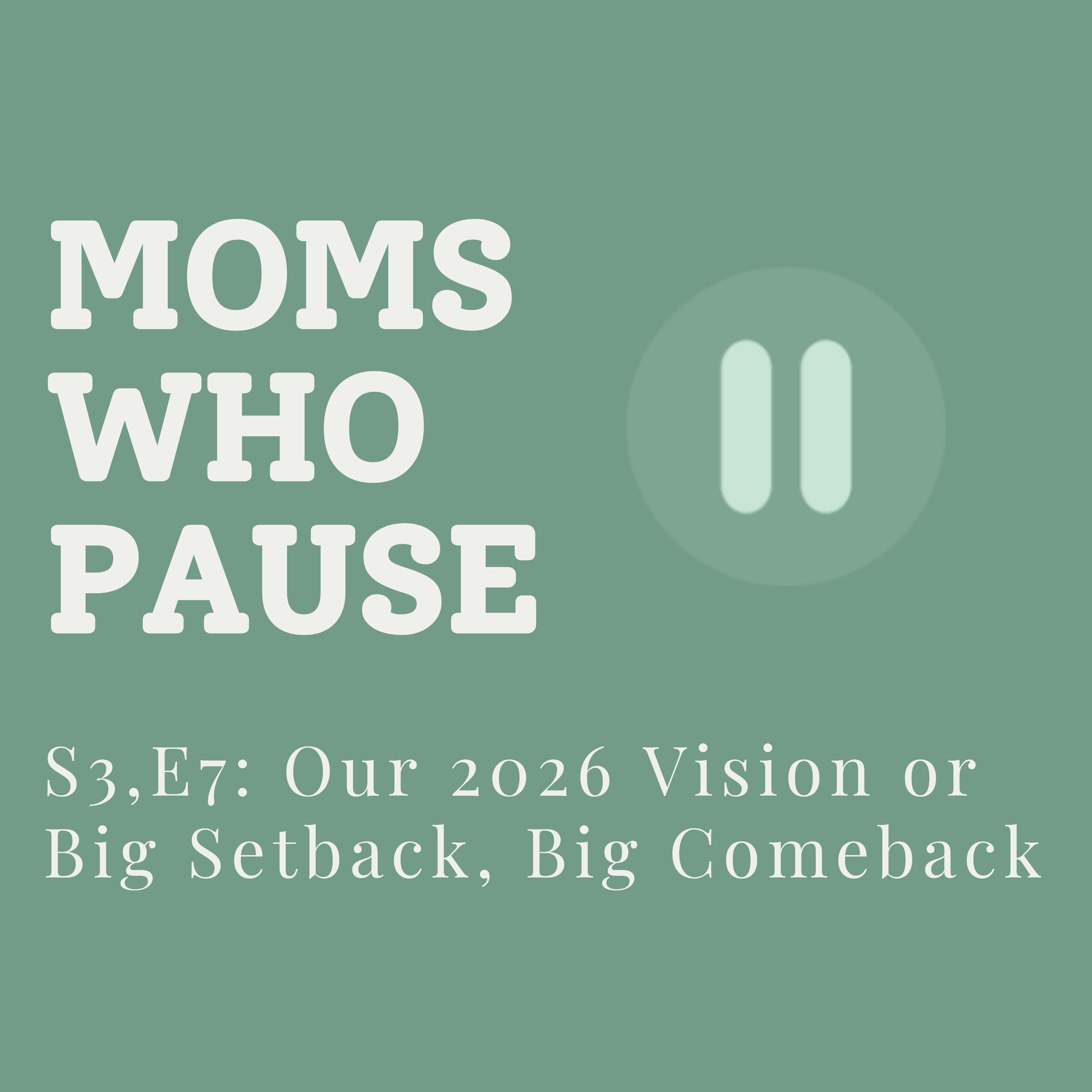 Our 2026 vision or Big Setback. Big Comeback. episode artwork