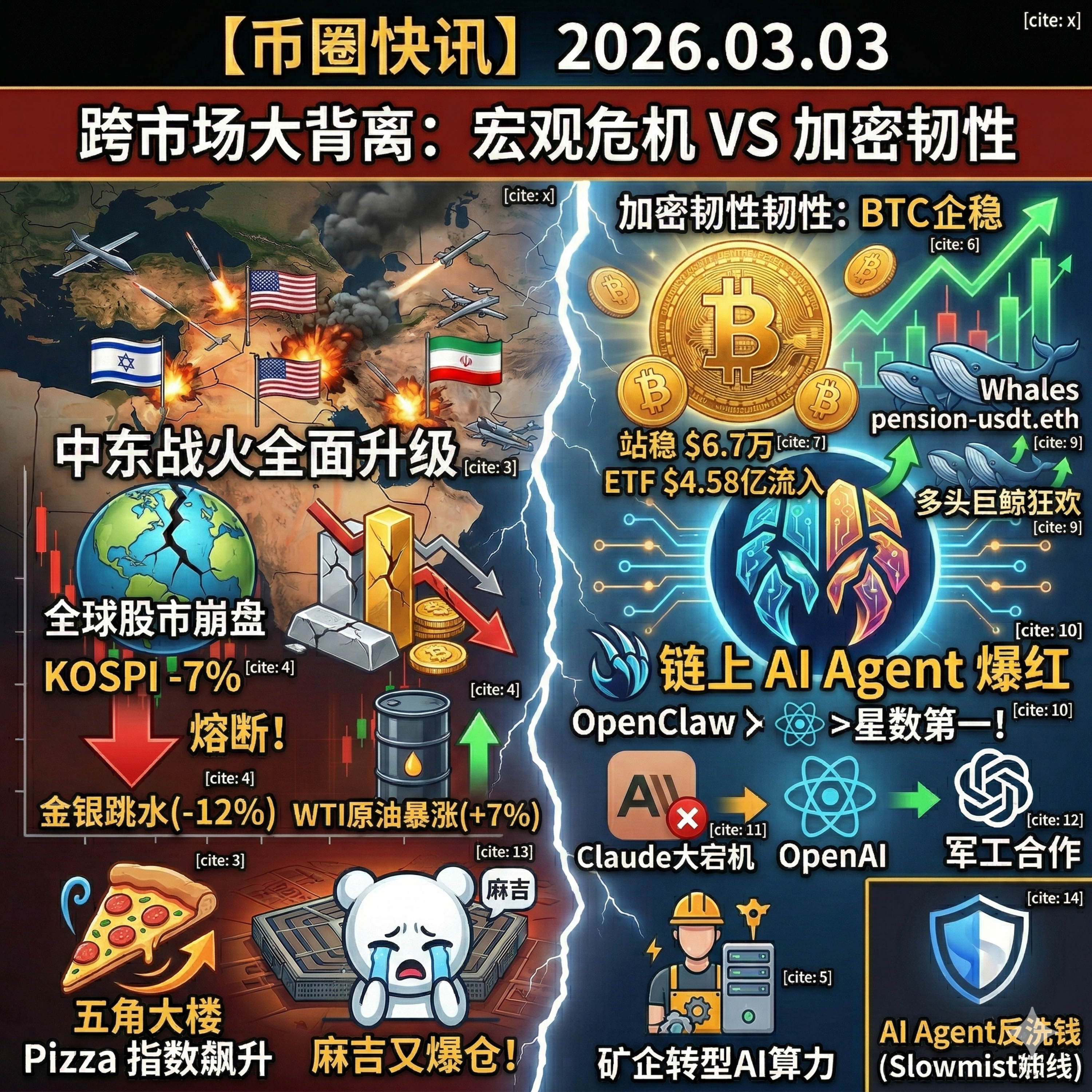金银股市齐崩盘，BTC逆势迎4.5亿ETF净流入！多头巨鲸疯狂重仓，“麻吉”狂亏7400万濒临绝境，OpenClaw登顶全球第一 episode artwork