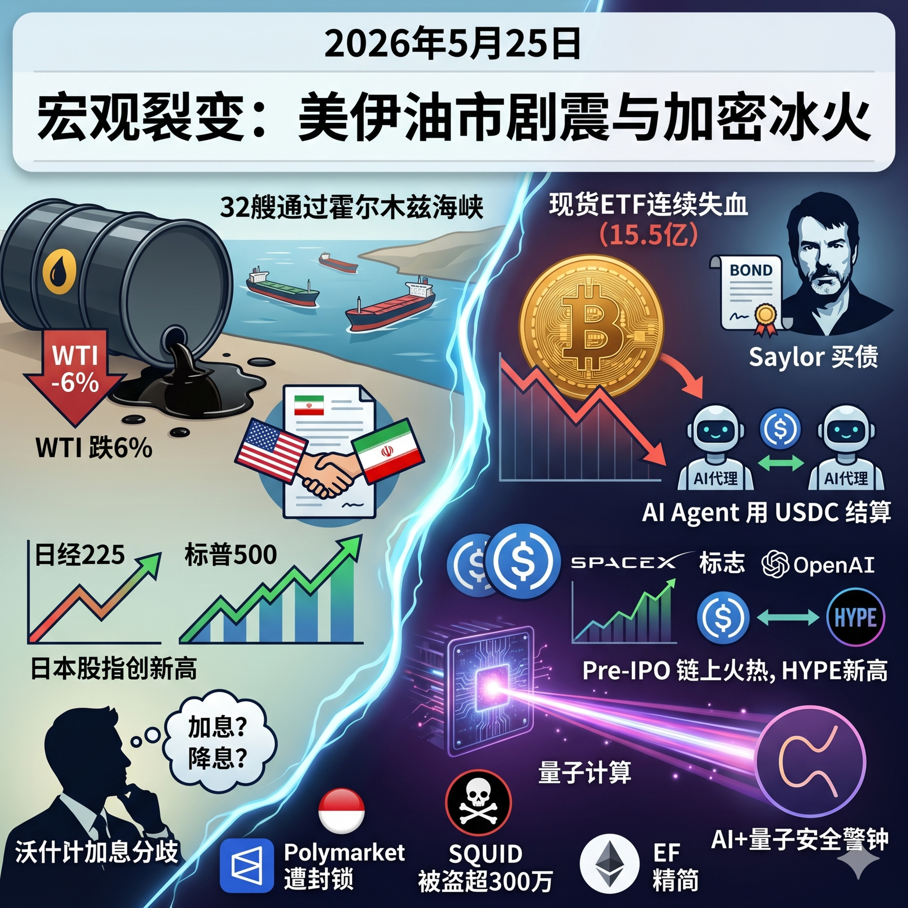 美伊让步原油暴跌！BTC需求降至年内冰点ETF持续失血，微策略本周改买债券，BitMine浮亏73亿或迎指数买盘，AI加速量子危机，Pre-IPO火爆链上 episode artwork