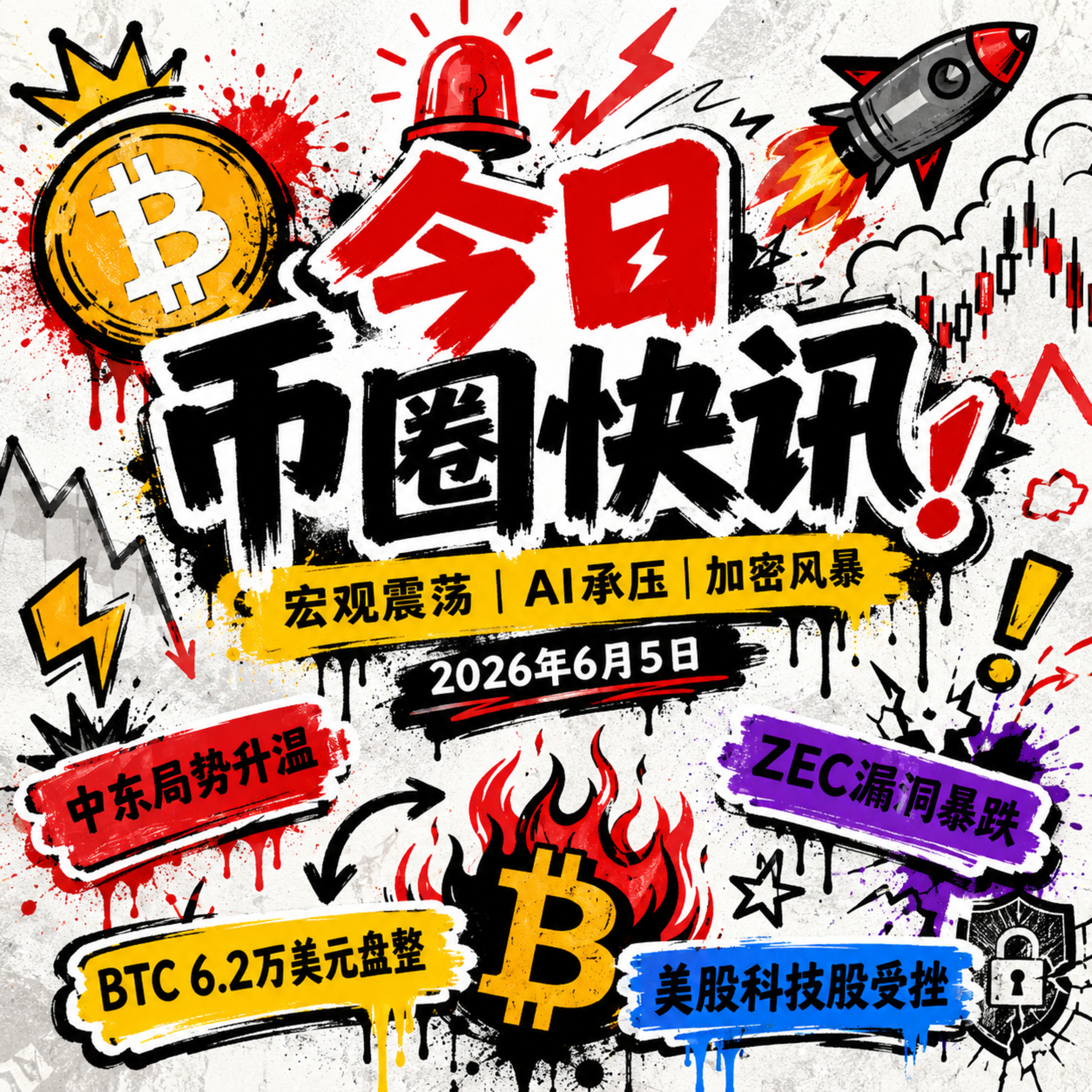 ZEC爆致命漏洞币价腰斩！SpaceX史诗级IPO对华禁售，英伟达减配传闻带崩芯片股，美军舰遭伊朗开火警告，微策略卖币引爆Polymarket数亿争议，BTC触及罕见抄底指标 episode artwork