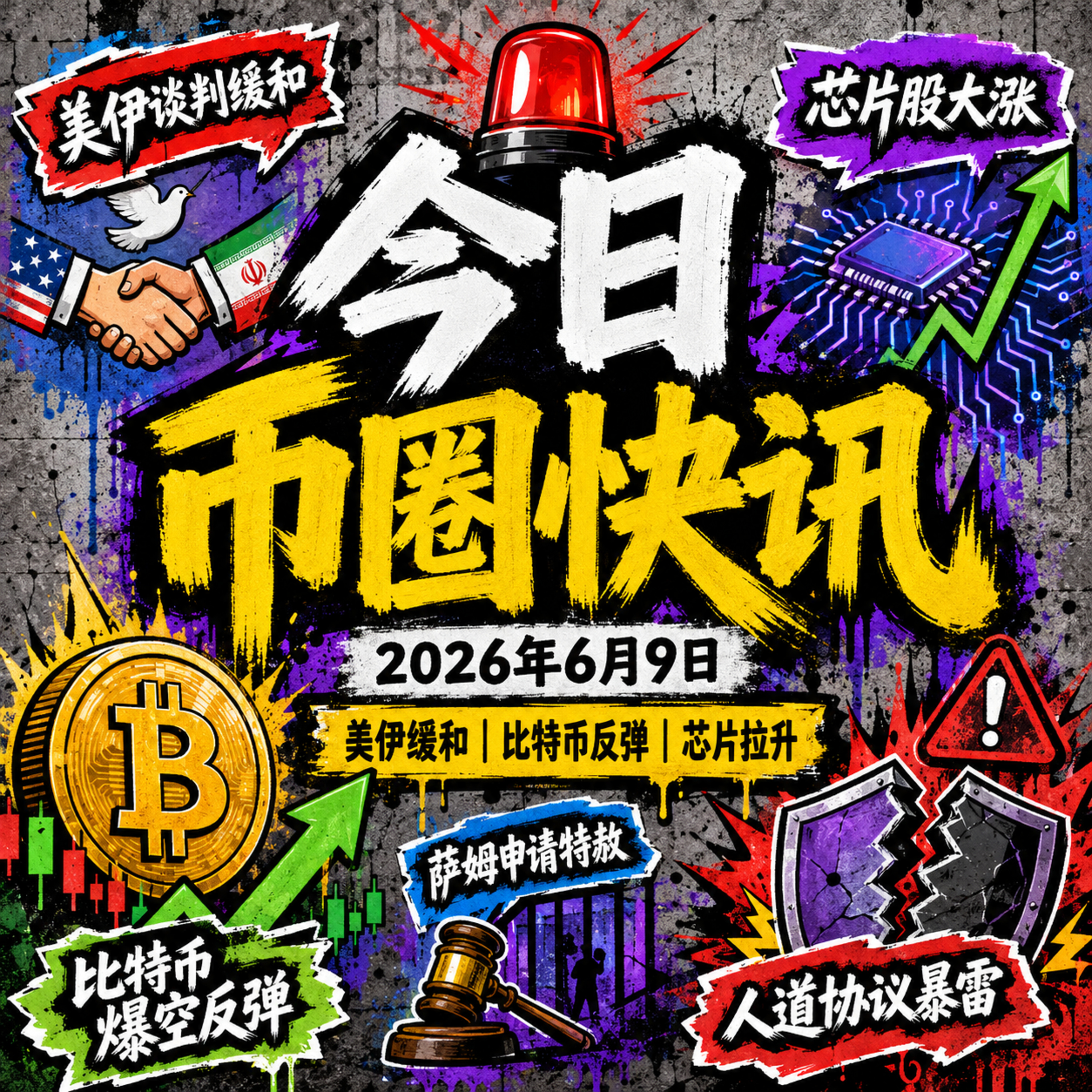 美伊停火迎最后关头！BTC深V反弹血洗5.4亿空头，SBF申请特赦错失770亿AI红利，英特尔获谷歌大单暴涨，SpaceX链上估值跌破2万亿，Humanity遭黑客增发砸盘暴跌99% episode artwork