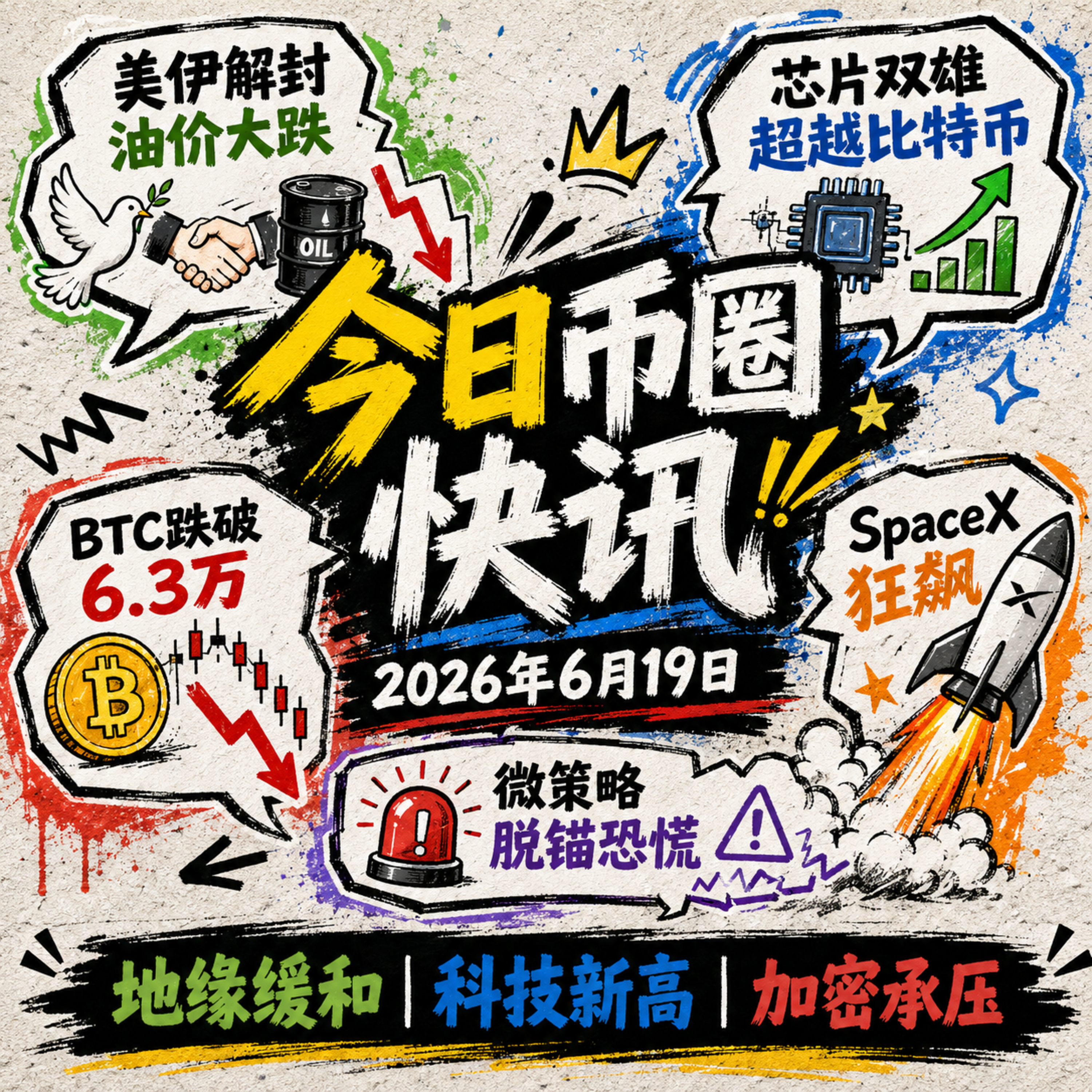 芯片双雄市值反超比特币！美伊解除海上封锁原油大跌，BTC跌破6.3万 STRC脱锚引发恐慌，SpaceX被期盼合并特斯拉，美联储为AI数据中心并网开绿灯 episode artwork