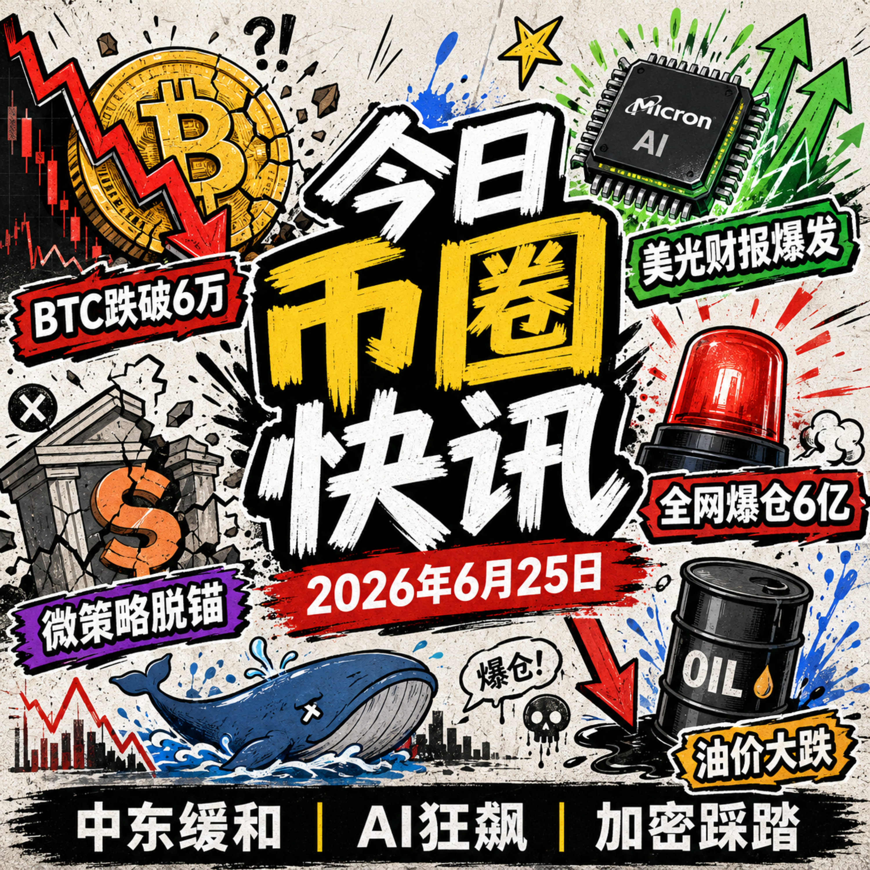 美光毛利率反超英伟达带飞存储！BTC跌穿彩虹图，微策略STRC脱锚暴跌引恐慌，麻吉大哥爆仓巨亏3500万，中东缓和油价重挫，中国最高检严打加密洗钱死刑 episode artwork