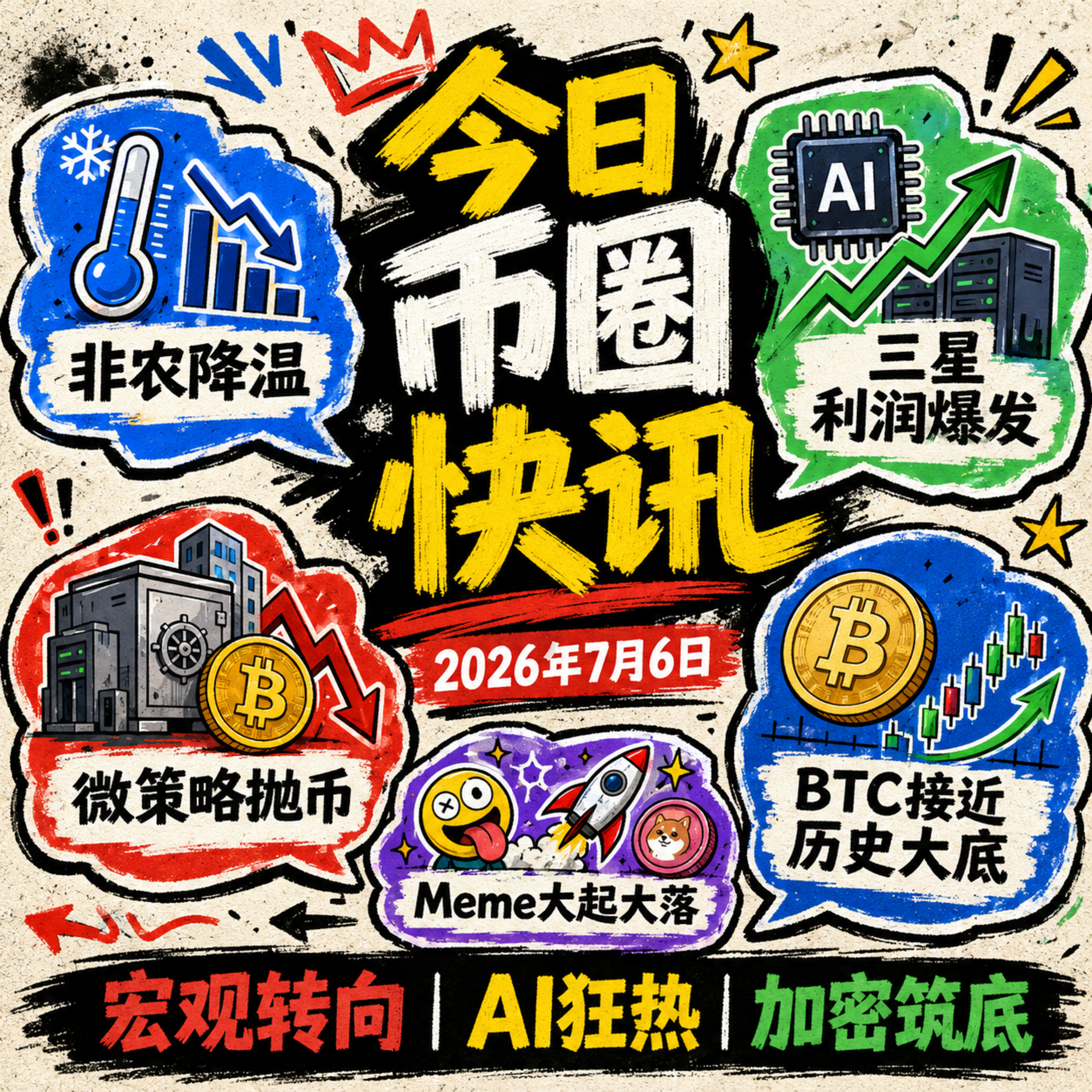 微策略抛售3588枚大饼分红！CZ点赞拉爆Meme，三星放话一年利润顶40年，AI算力开支将超美国防部，100万人炒TRUMP血亏38亿，SpaceX光速纳入纳指100 episode artwork