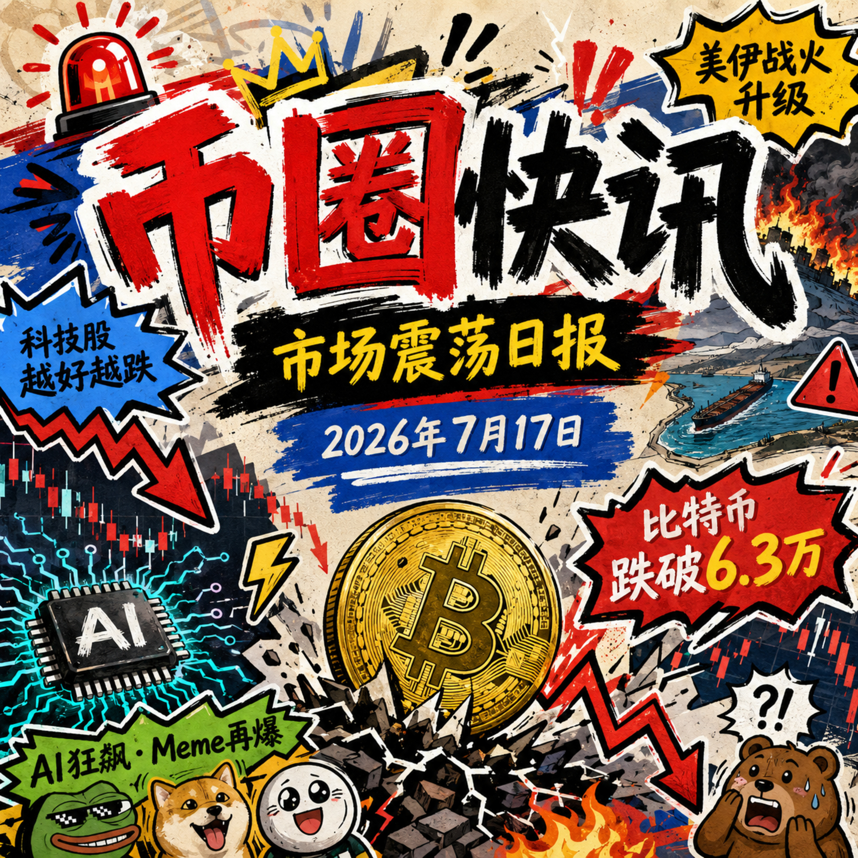 美伊战火连烧五日！台积电利润爆表反遭血洗，韩股32万散户爆仓，SpaceX破发空头狂欢，Kimi K3引爆大模型IPO潮，a16z疑似清仓砸盘HYPE episode artwork