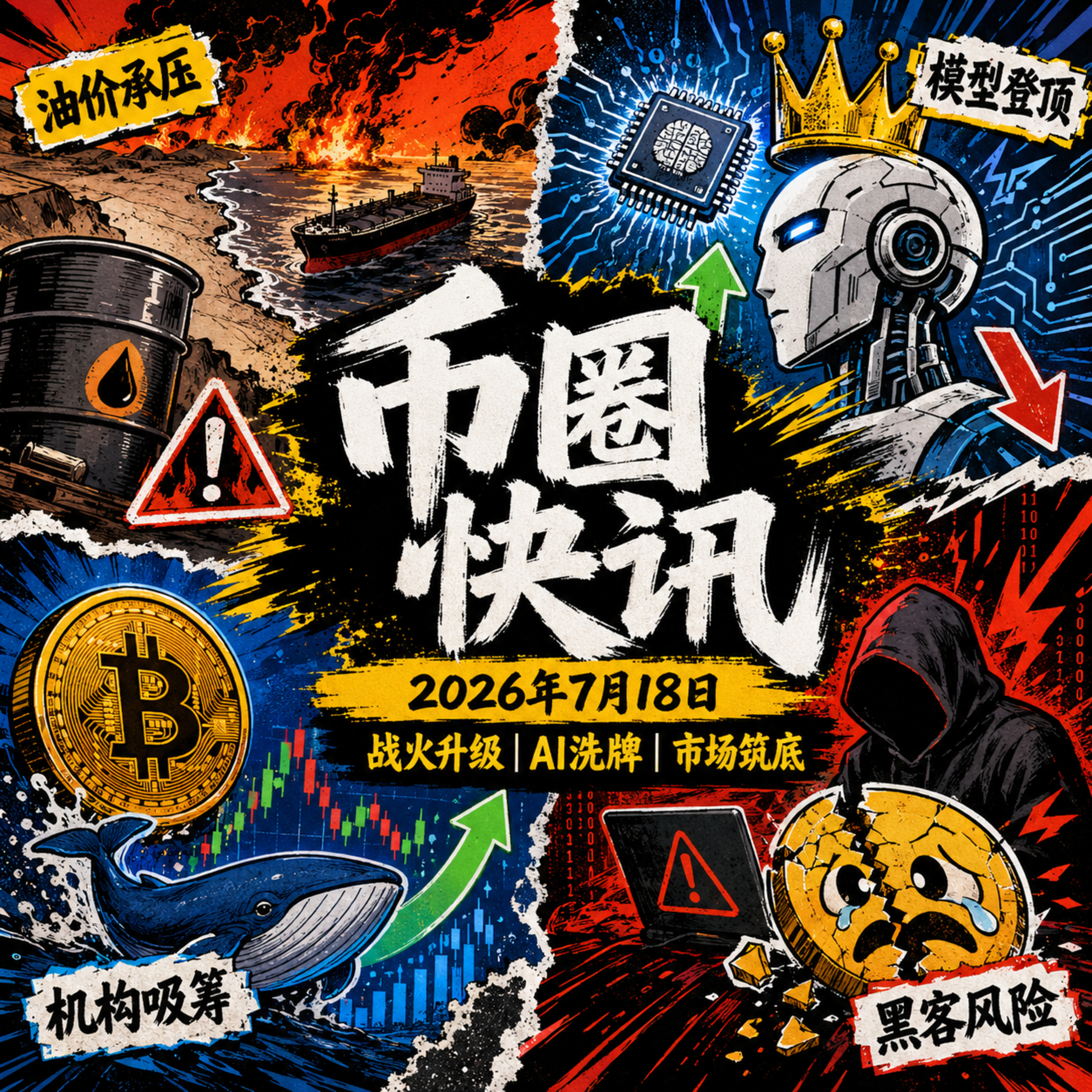 Kimi K3惊艳登顶重塑AI叙事！美伊连战七日科威特油田遇袭，SpaceX市值蒸发近万亿，苹果反超英伟达，ARK断言大盘见底，Consensys竟雇佣朝鲜黑客 episode artwork