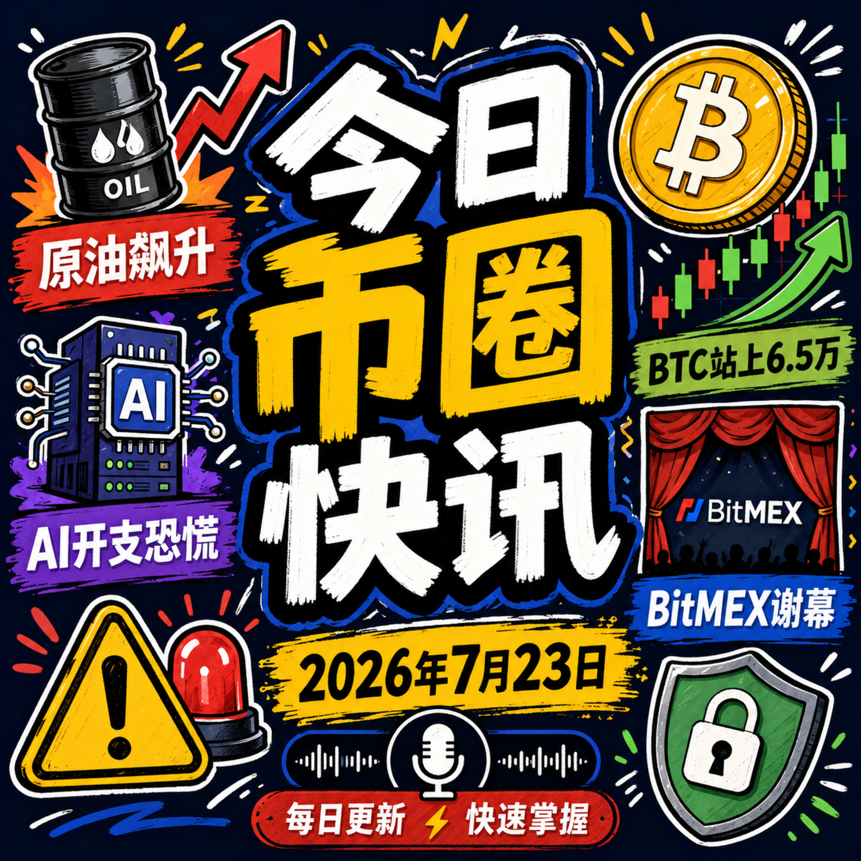 美军连炸伊朗12夜油价破90！OpenAI算力开支达7500亿，AMD斩获Anthropic百亿大单，比特币安全联盟成立，一代传奇BitMEX宣布关停，链上Meme爆炒GME episode artwork