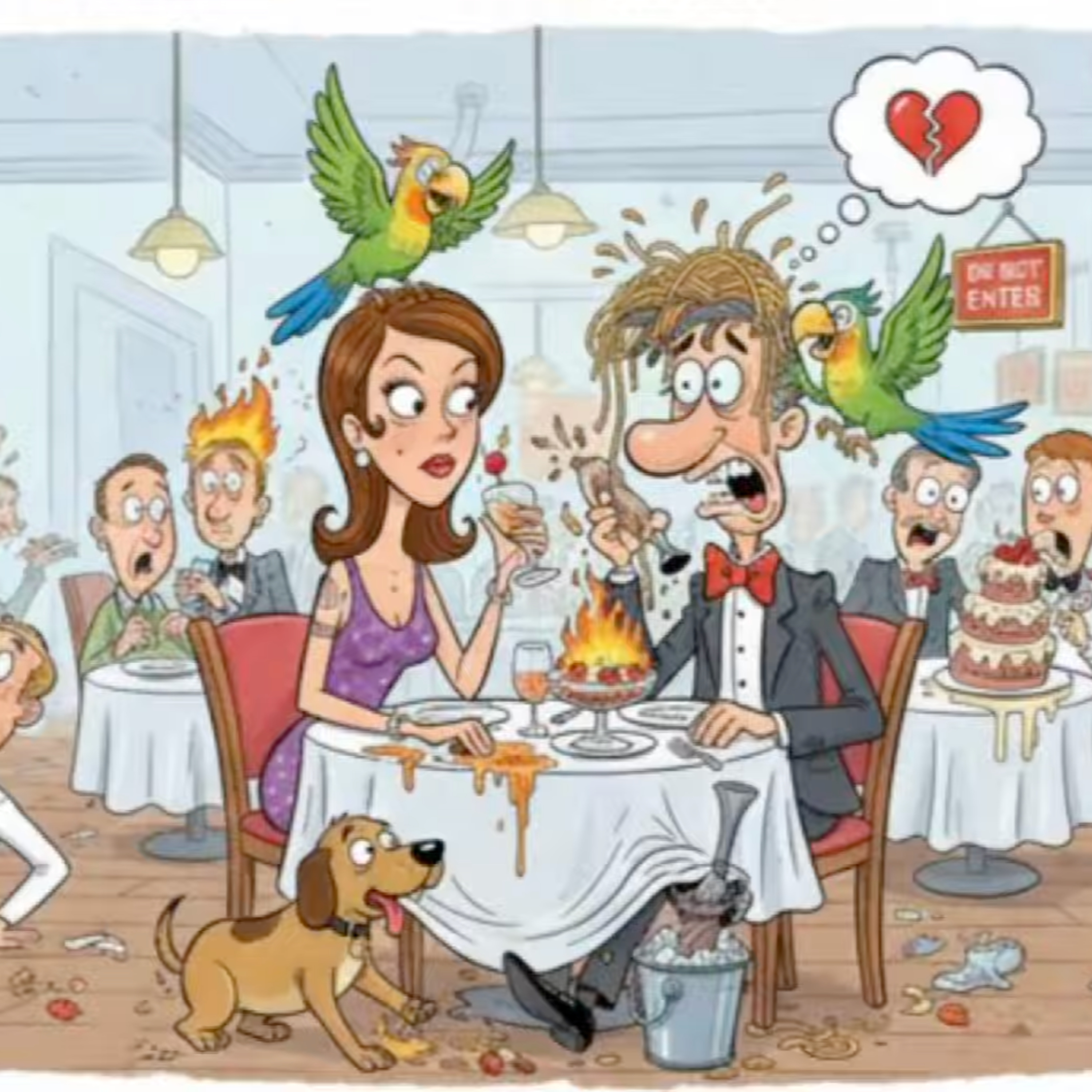 UNA BELLA Y DOS BESTIAS