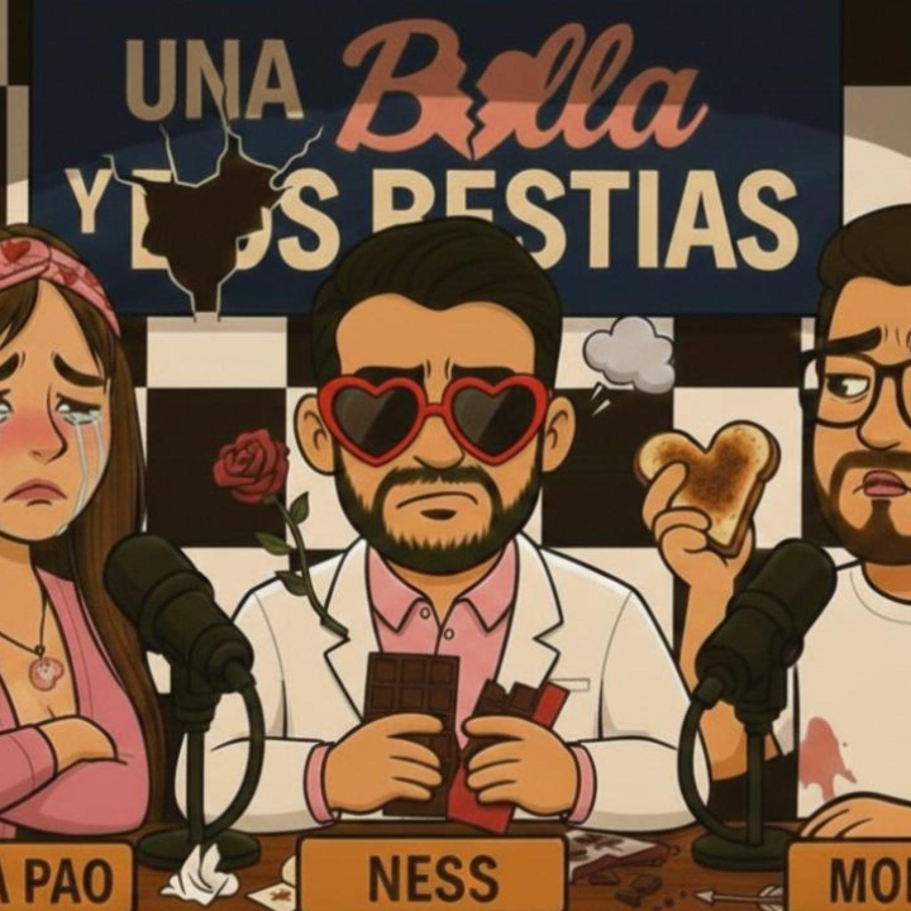 UNA BELLA Y DOS BESTIAS