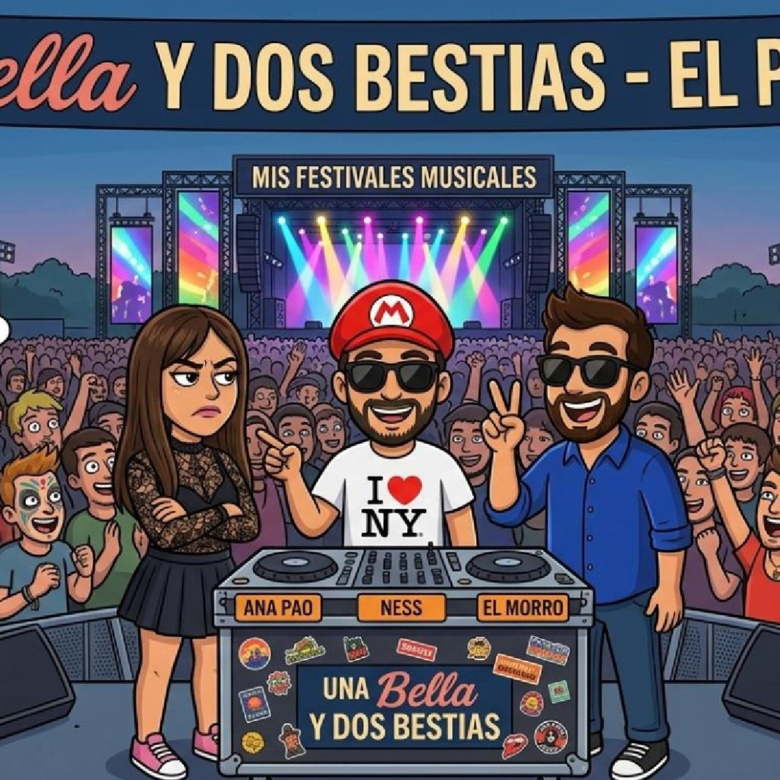 Portada de UNA BELLA Y DOS BESTIAS