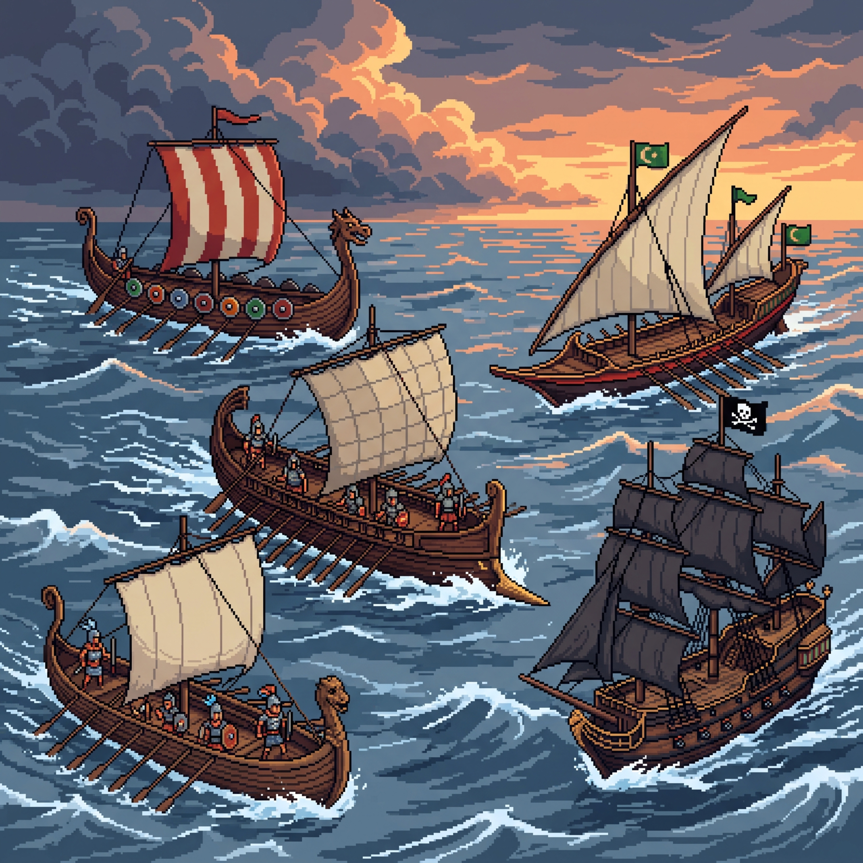 Piratas: Antes de la bandera negra