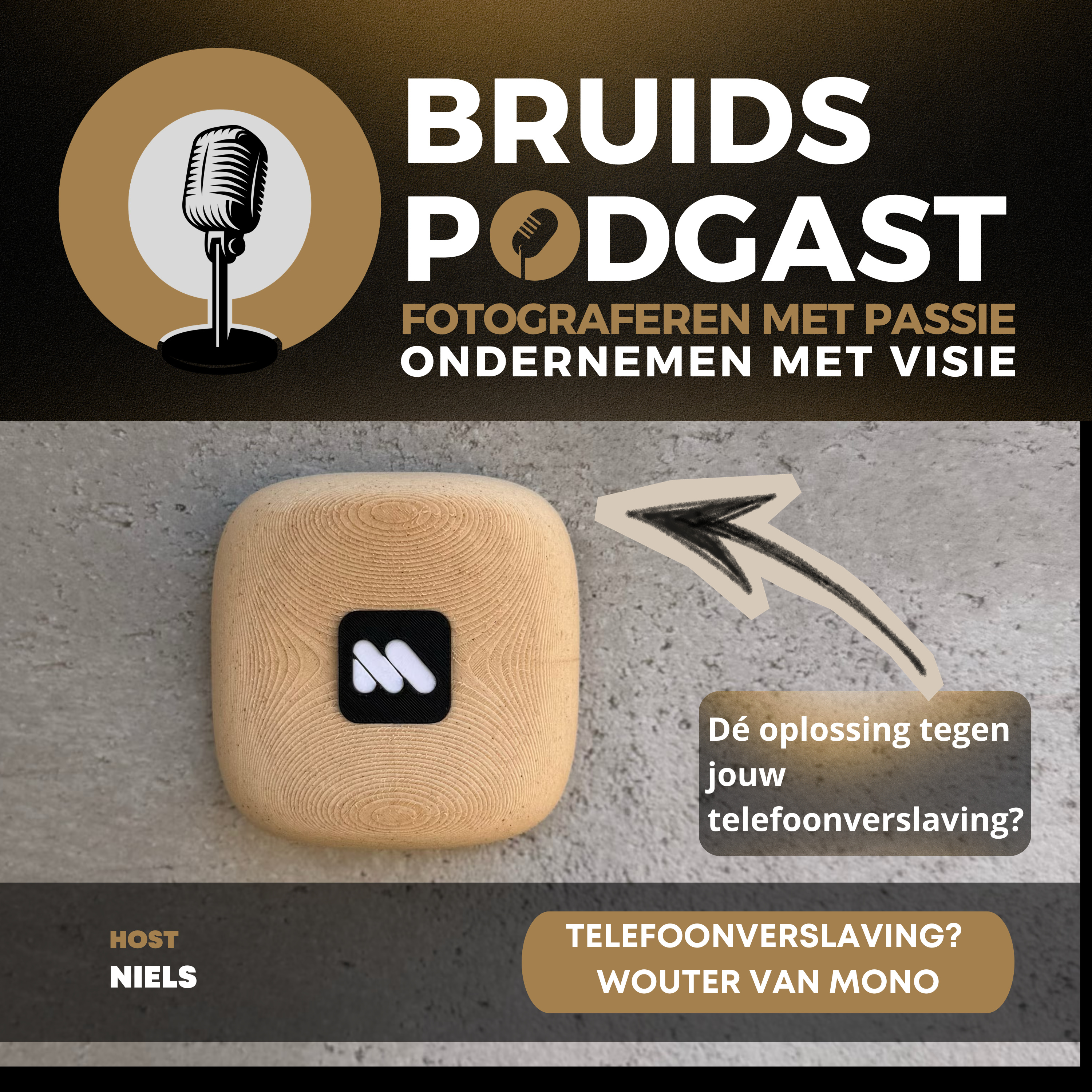 Telefoonverslaving, hoe het jou als creatief ondernemer KAPOT maakt! In deze aflevering delen wij de oplossing episode artwork