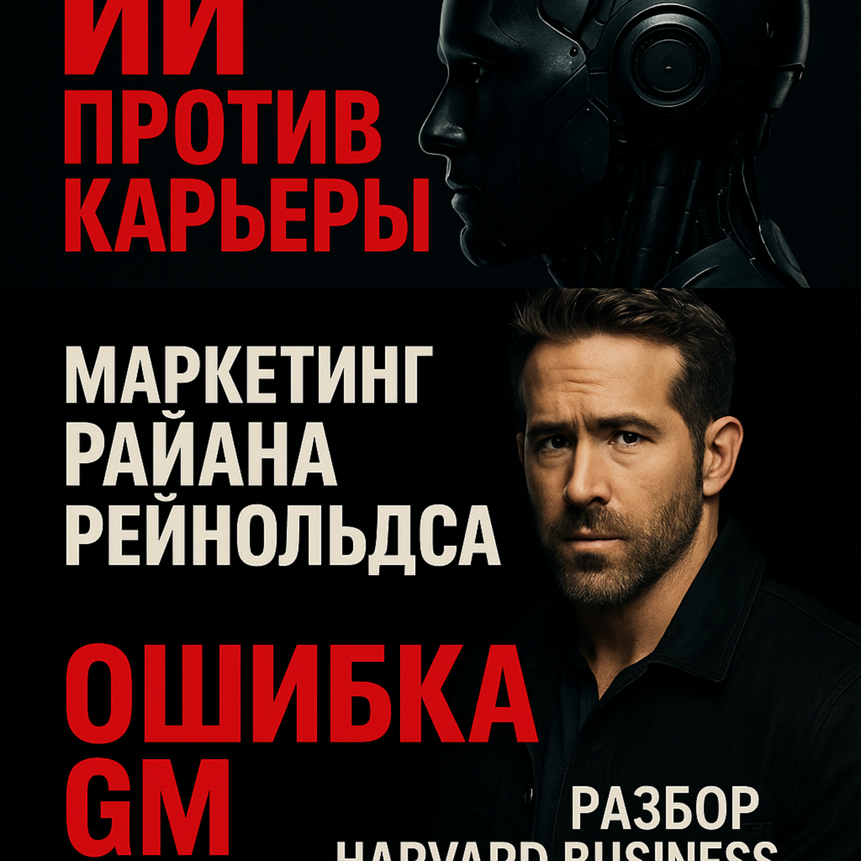 ИИ против карьеры, Маркетинг Райана Рейнольдса и Ошибка GM. Разбор Harvard Business Review 2026 episode artwork