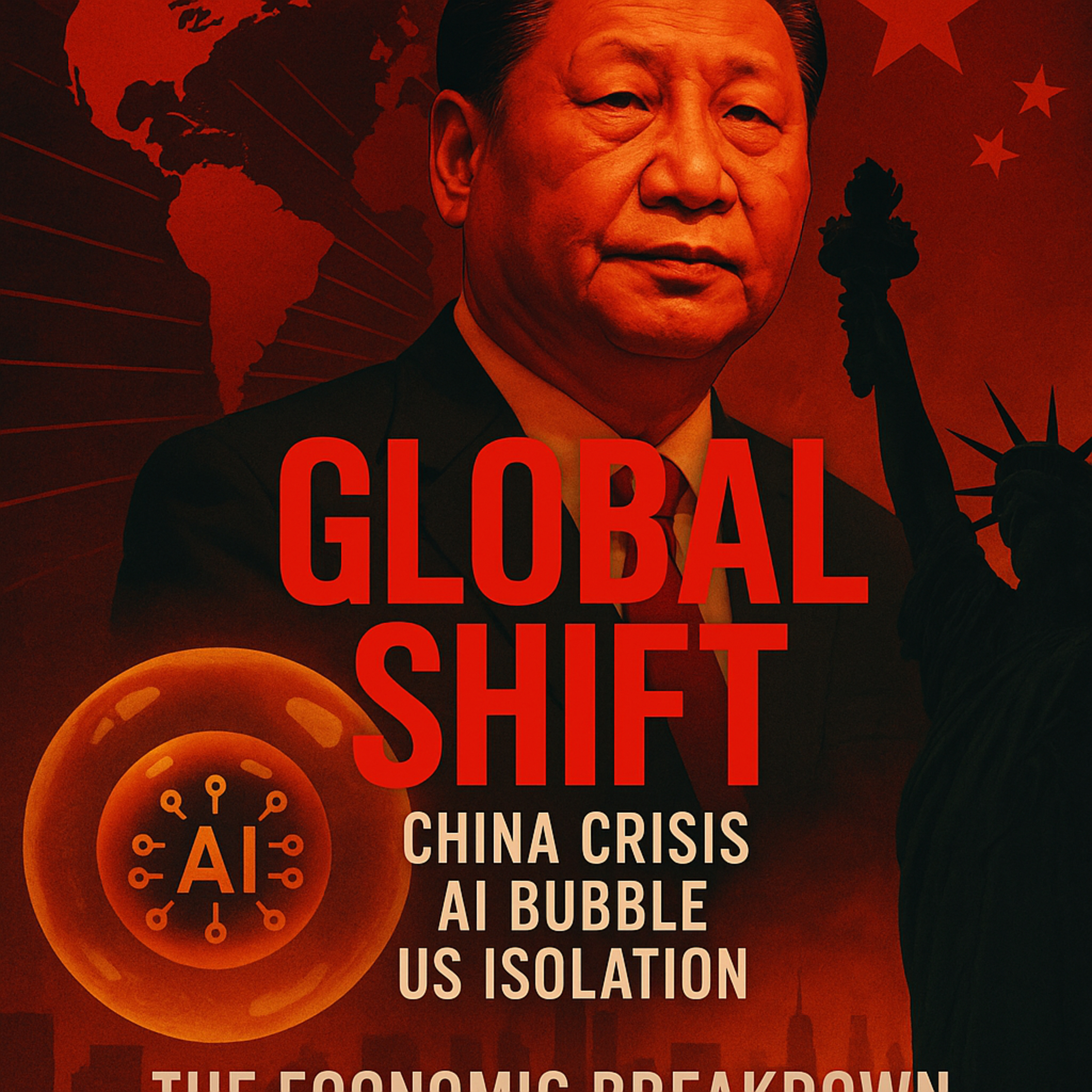 Global Shift: China Crisis, AI Bubble & US Isolation | The Economict Breakdown episode artwork