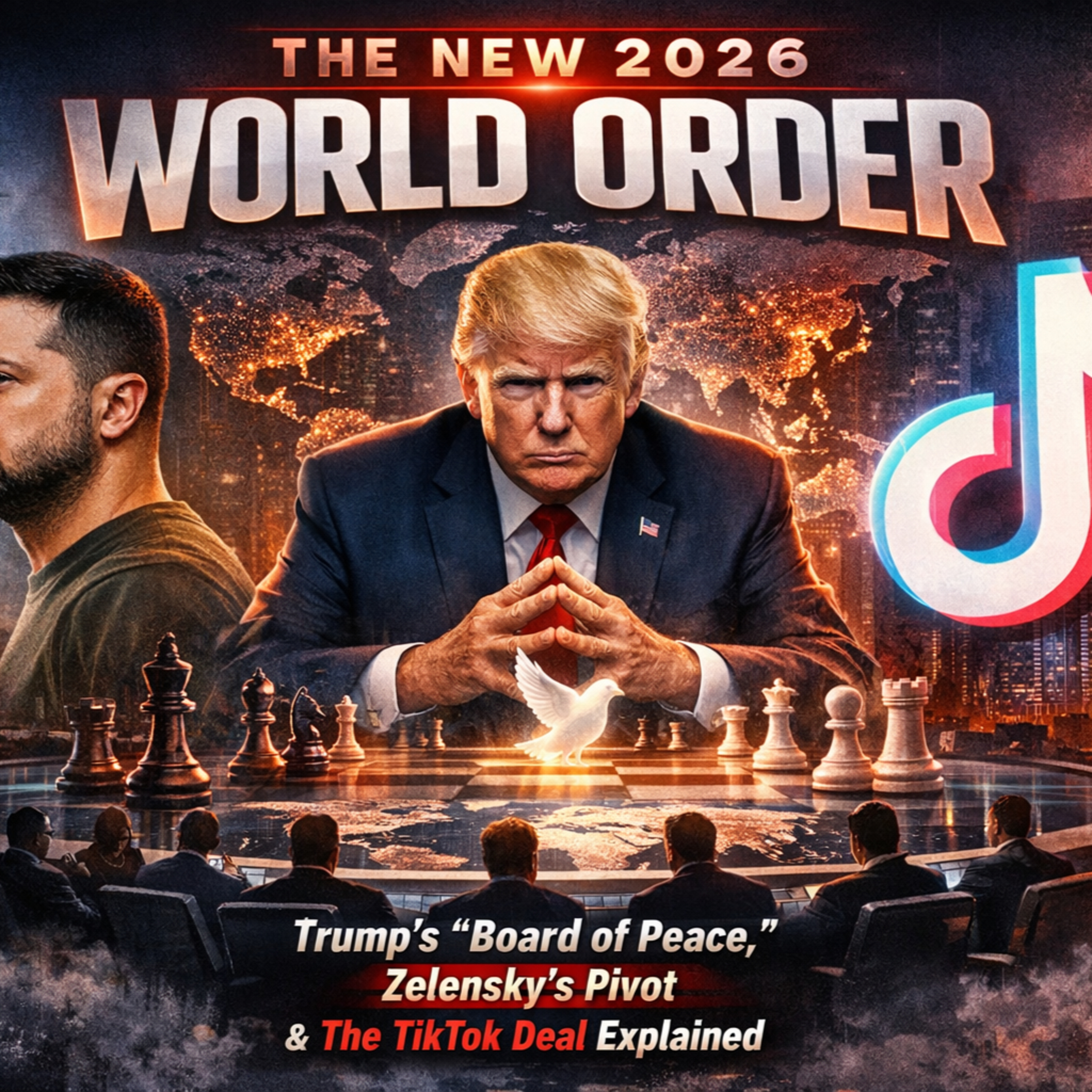 The New 2026 World Order: Trump’s "Board of Peace," Zelensky’s Pivot & The TikTok Deal Explained episode artwork