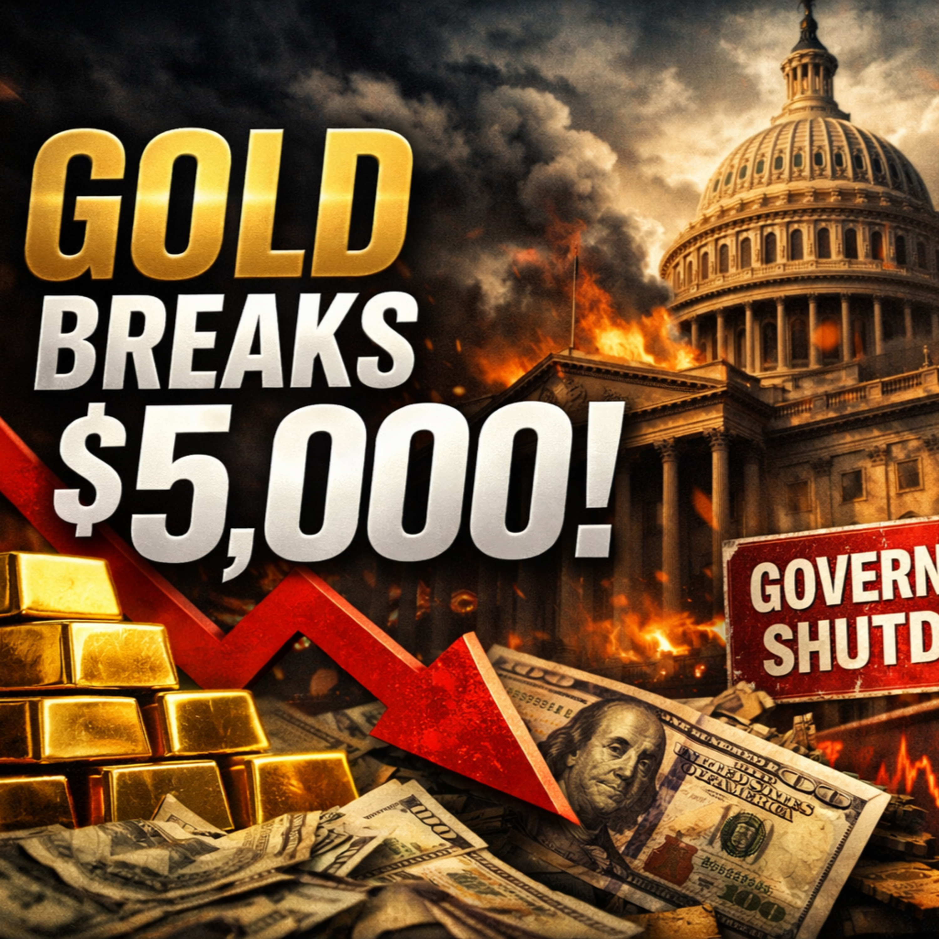 Why Gold Exploded to $5,079: Fiscal Brinkmanship, Shutdown Deadline (Jan 31), EU-India Pivot, AI Compute Sovereignty episode artwork