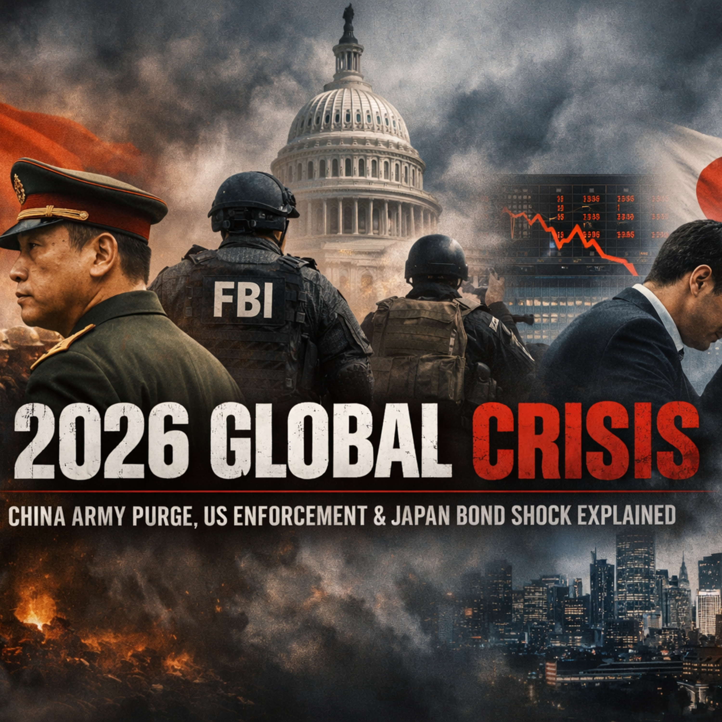 The Illusion of Control (2026): China Purges, U.S. Enforcement Escalation & Japan’s Bond Shock — A Global Risk Analysis episode artwork