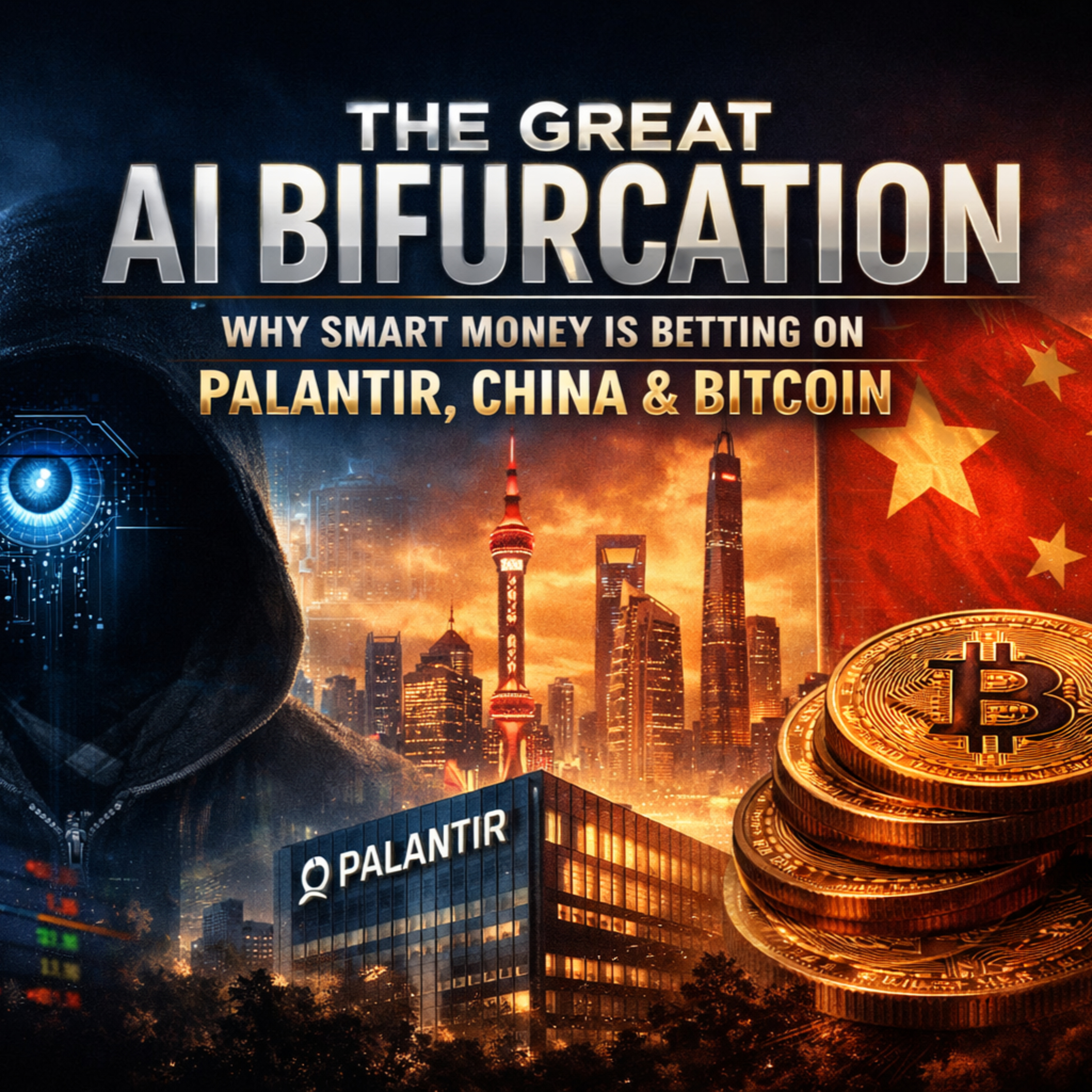 The Great AI Bifurcation: Why Smart Money is Betting on Palantir, China & Bitcoin episode artwork