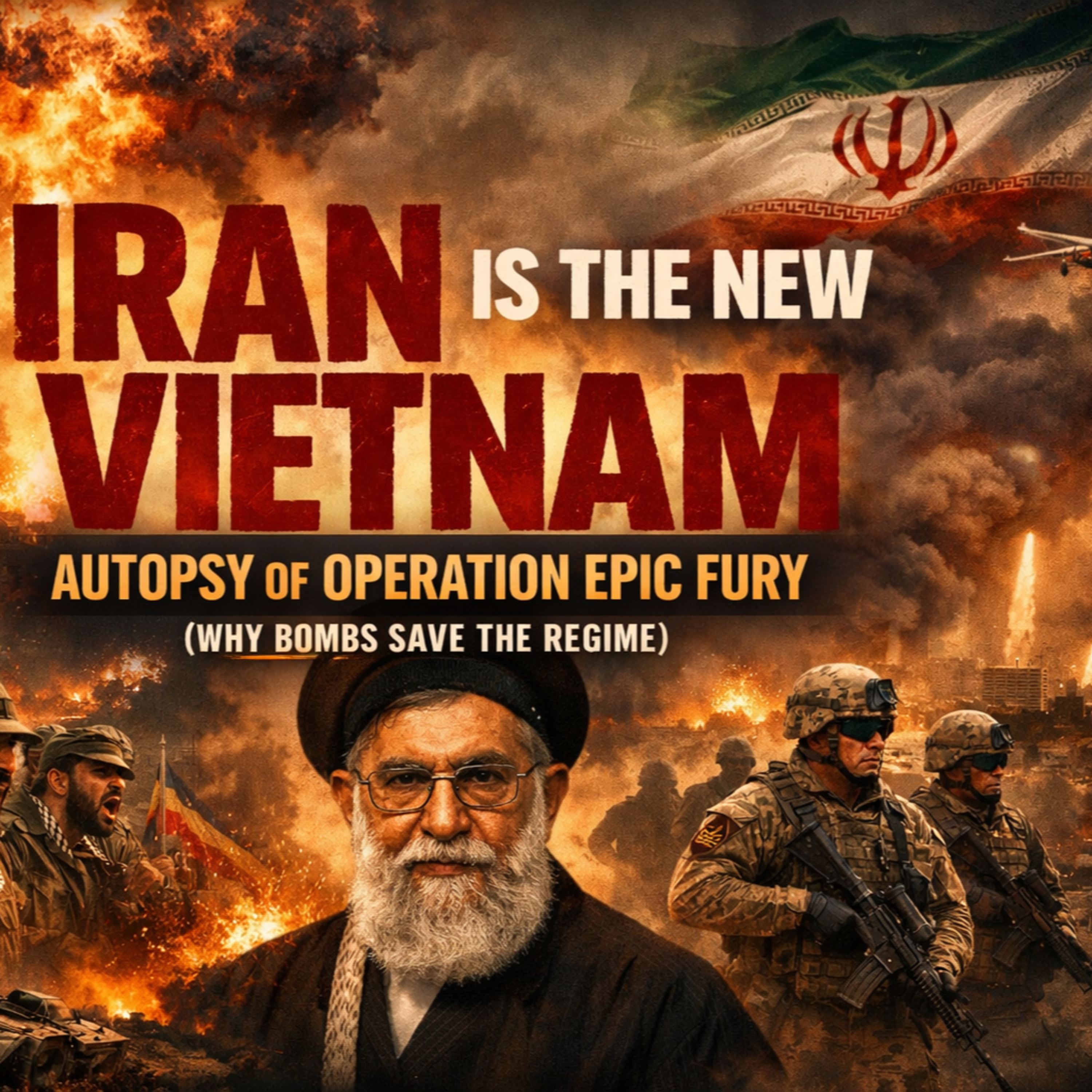 Iran is the NEW Vietnam: Autopsy of Operation Epic Fury (Why Bombs Save the Regime) episode artwork