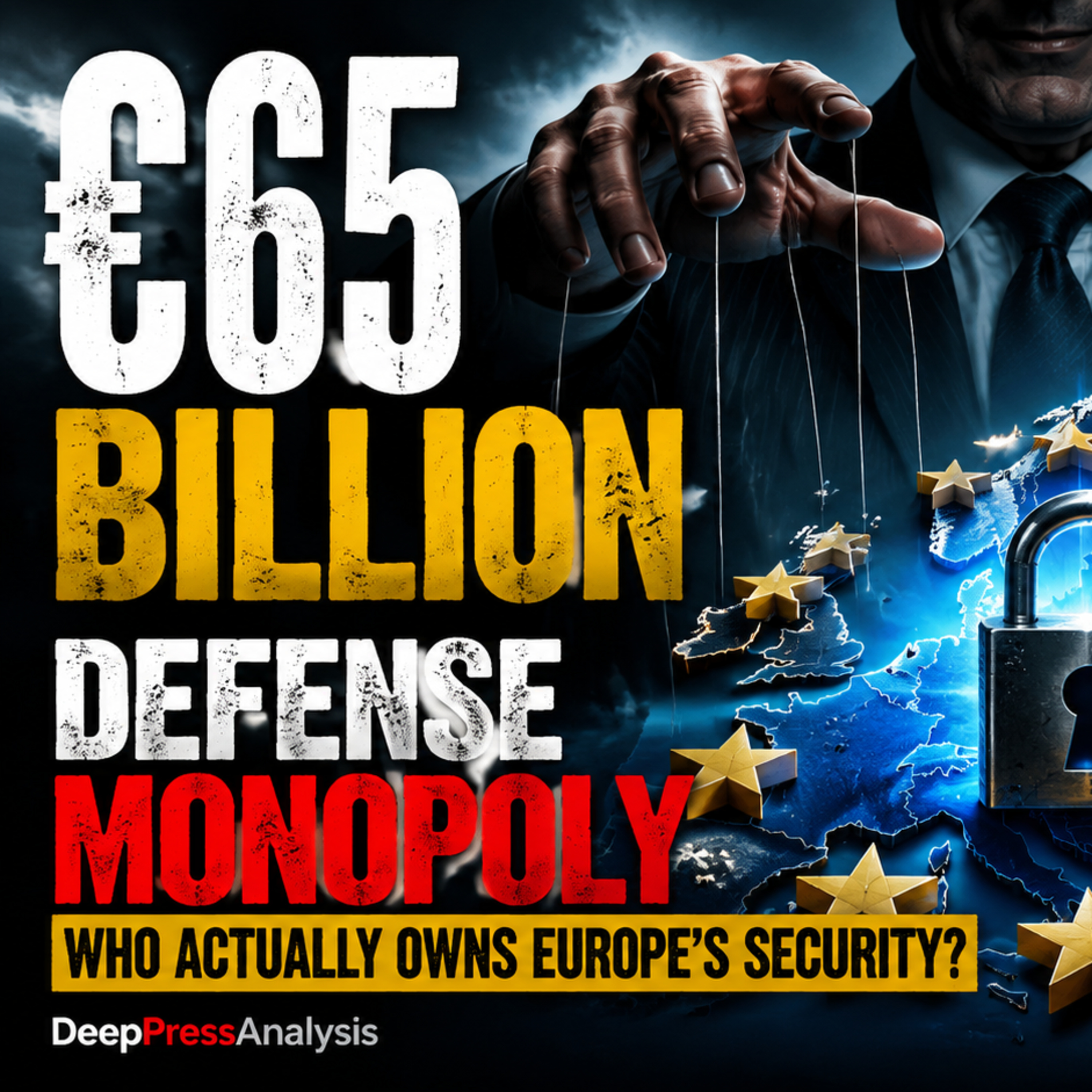 The €65 Billion Defense Monopoly: Who Actually Owns Europe's Security? | DeepPressAnalysis episode artwork