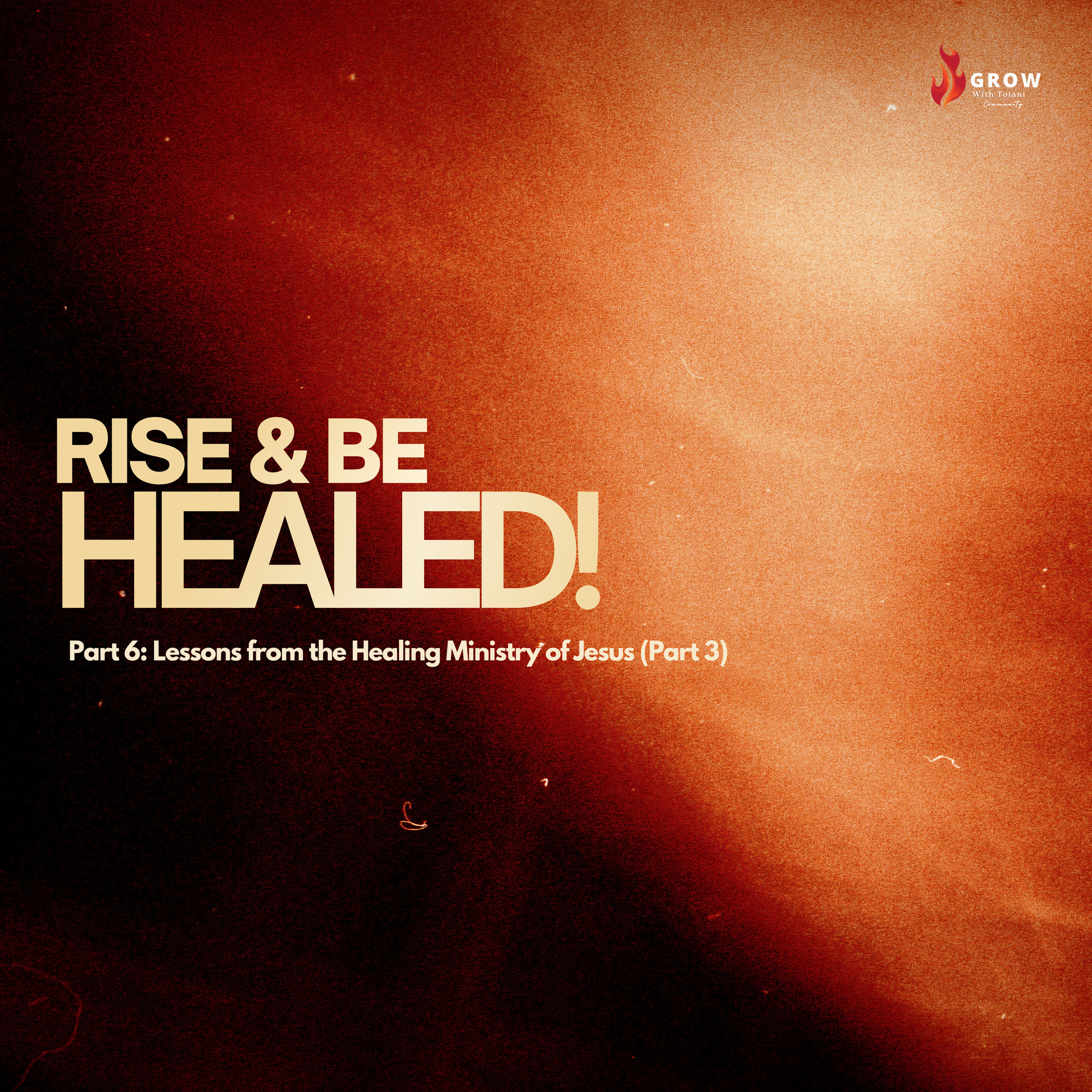 PART 6: Lessons from the Healing Ministry of Jesus (Part 3) episode artwork