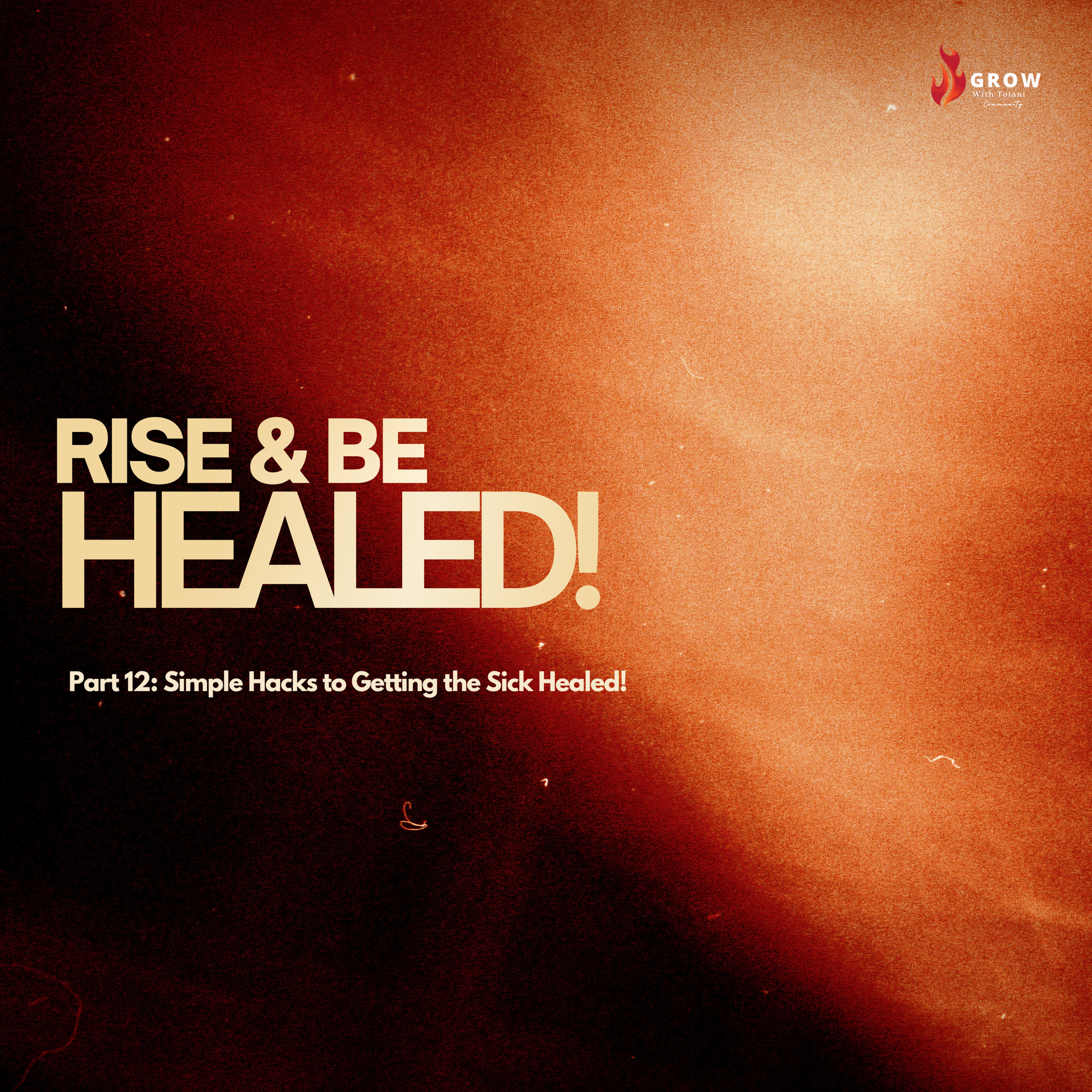 PART 12: Simple Hacks to Getting the Sick Healed! (part 1) episode artwork