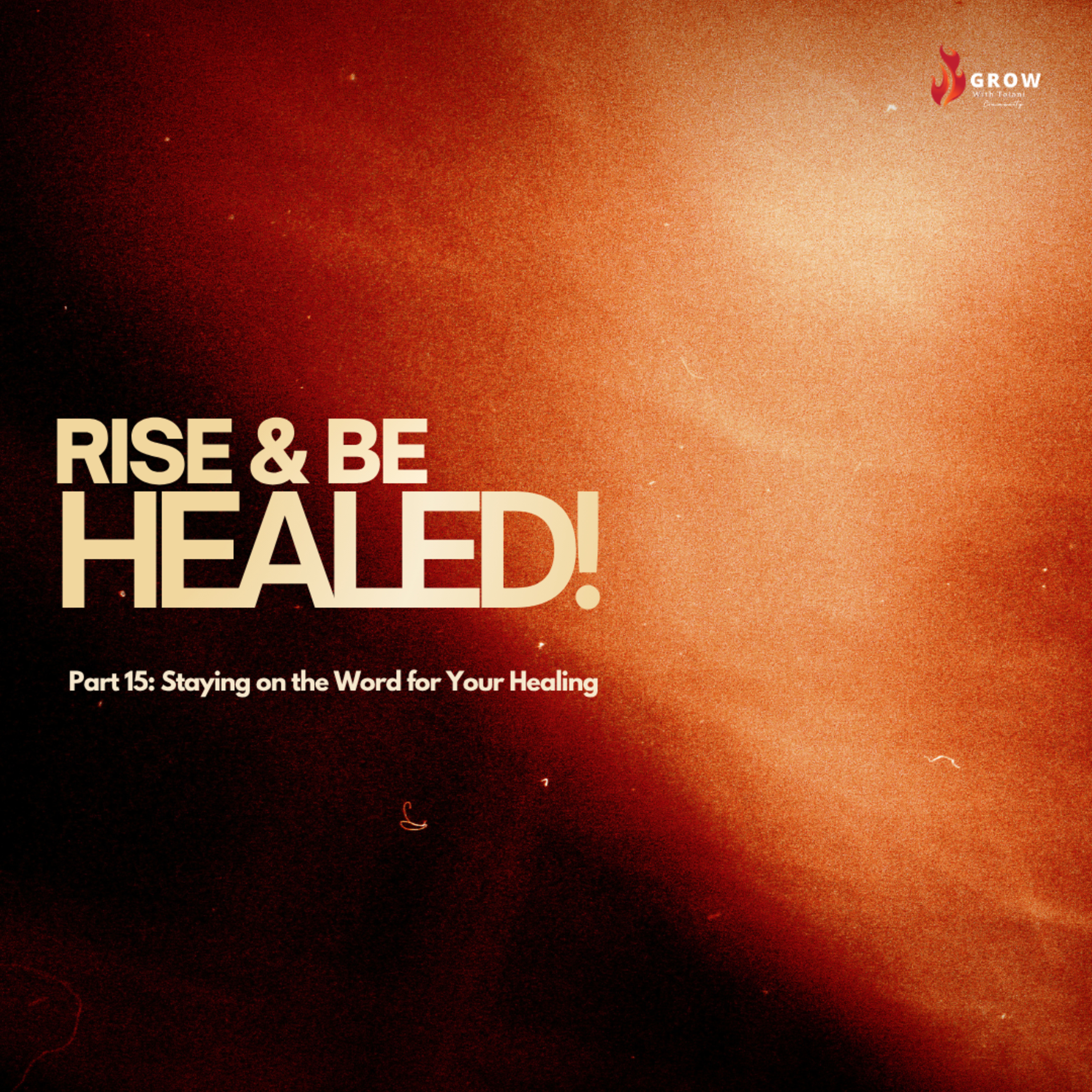 PART 15: Staying on the Word for Your Healing episode artwork