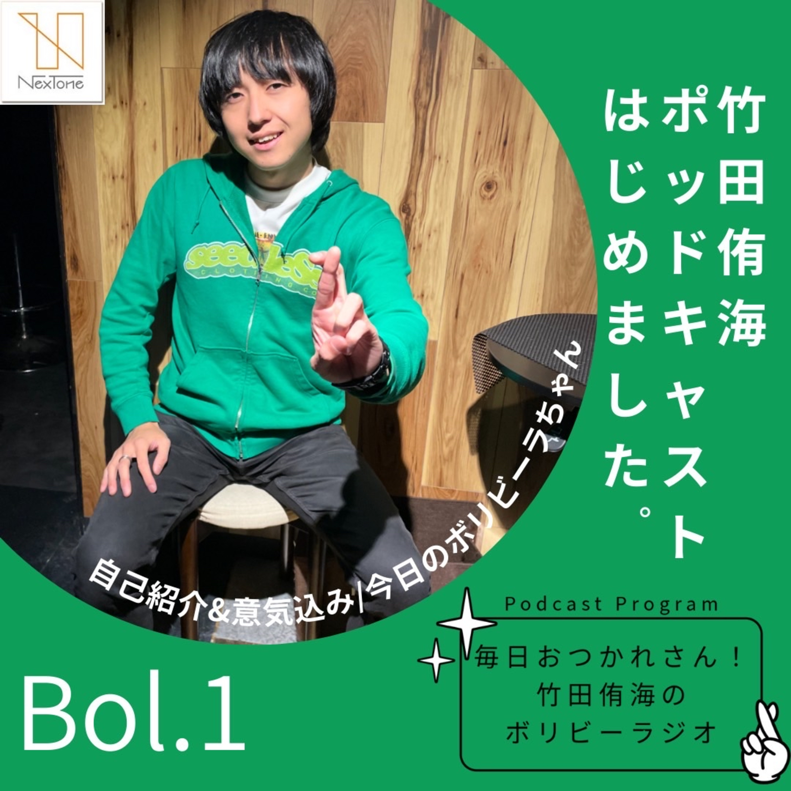 Bol.1 竹田侑海、ポッドキャストはじめました。 episode artwork