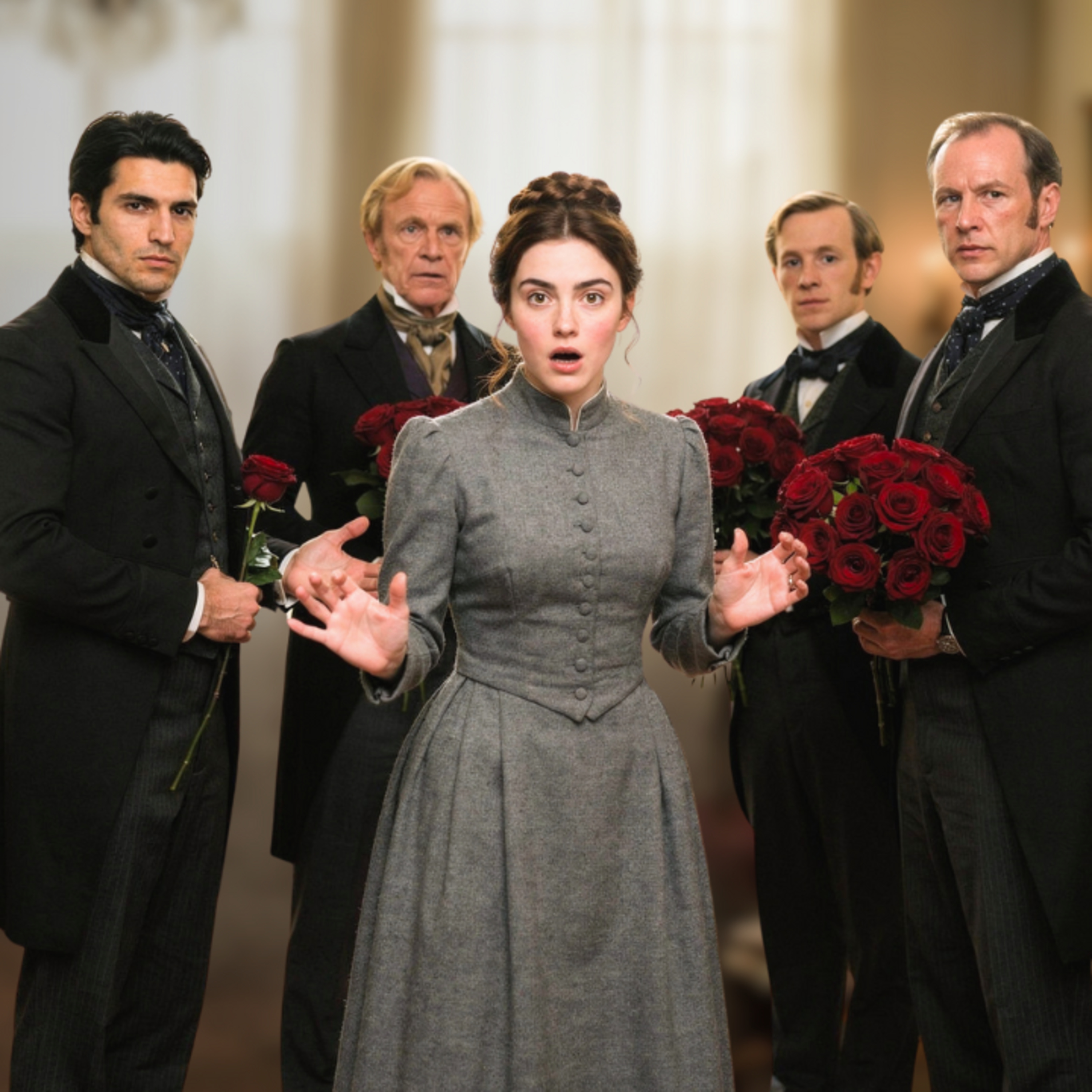 "Too Old, Too Plain"—Her Stepsisters Mocked Her...Until Three Earls and a Duke Arrived with Roses episode artwork