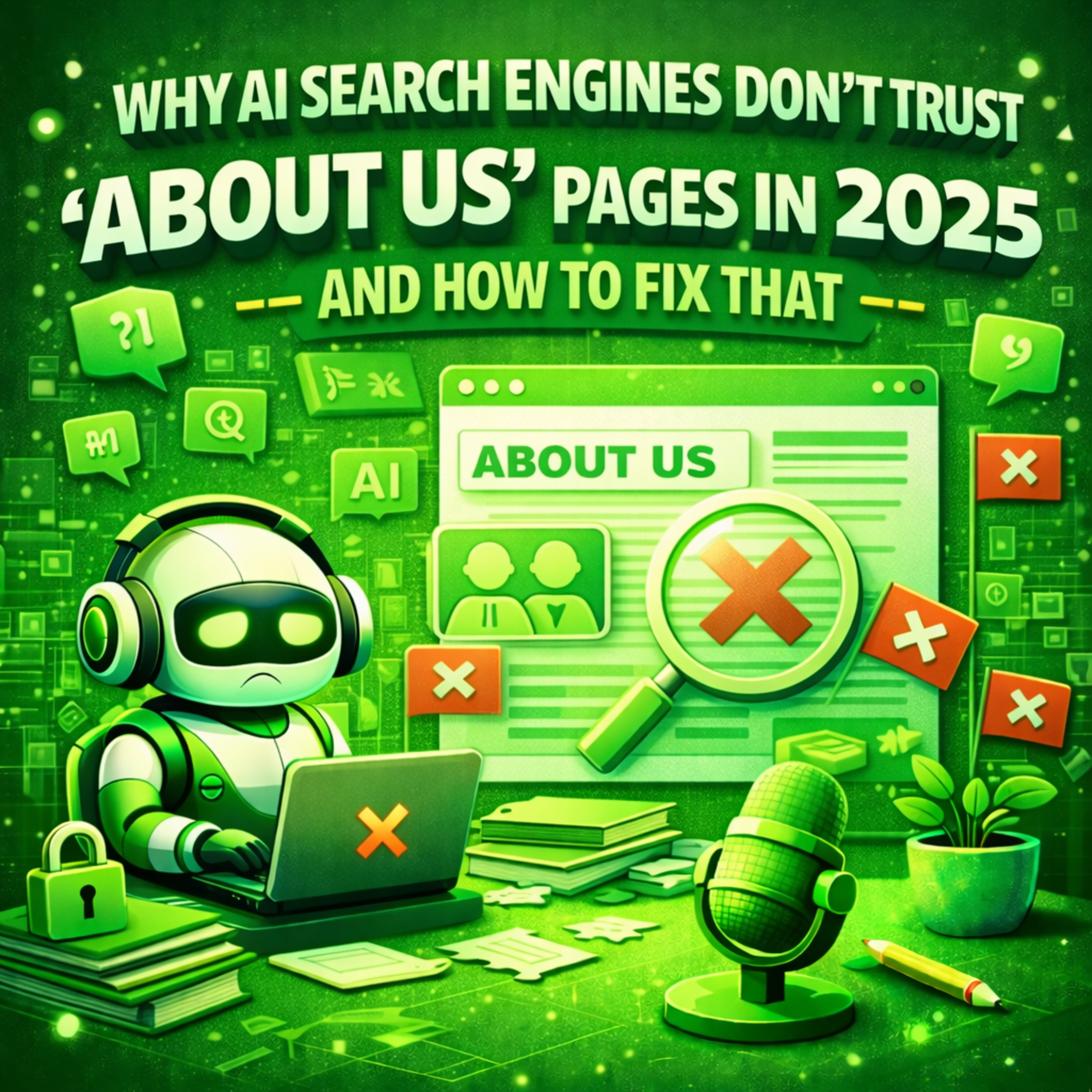 Why AI Search Engines Don’t Trust ‘About Us’ Pages in 2025 — And How to Fix That