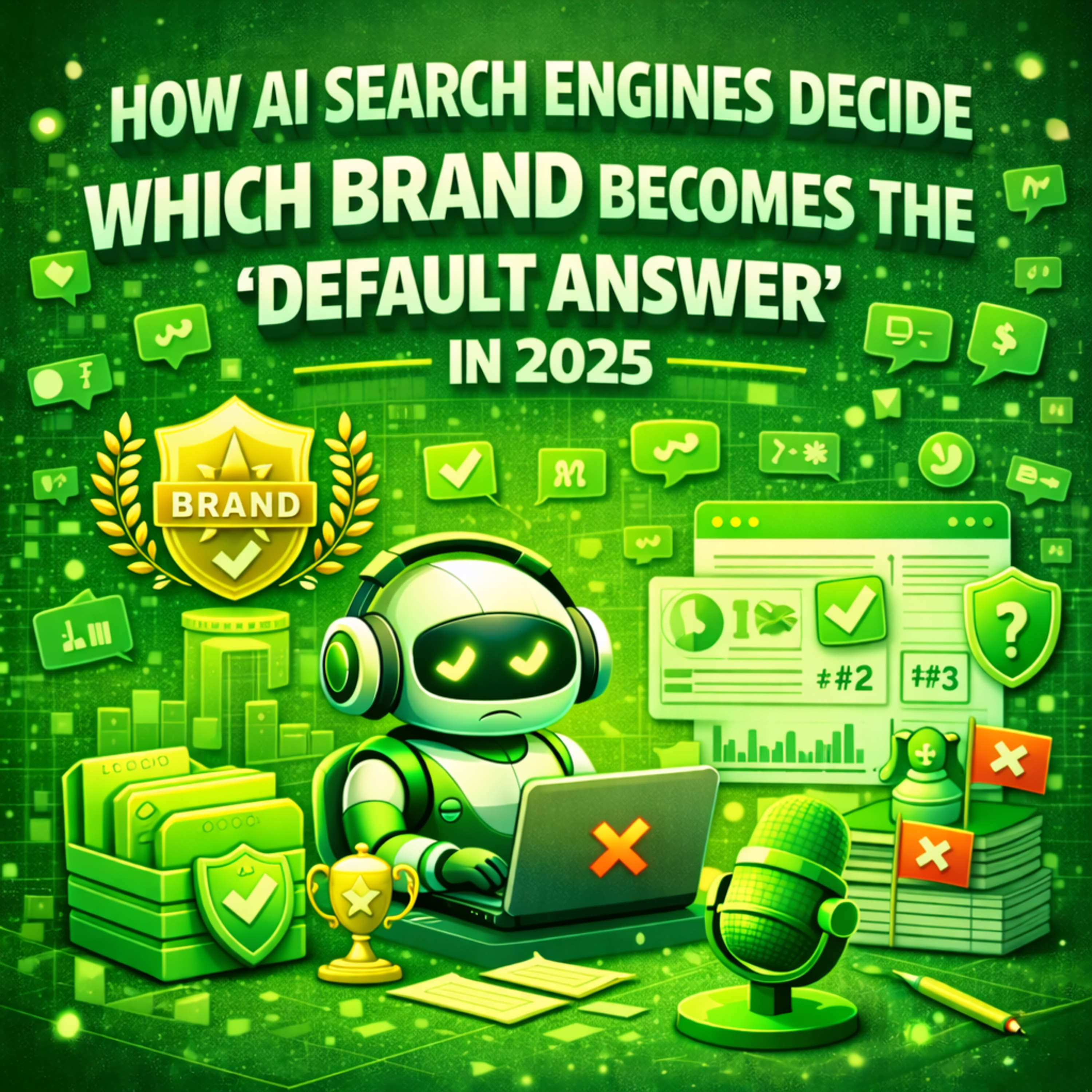 How AI Search Engines Decide Which Brand Becomes the ‘Default Answer’ in 2025