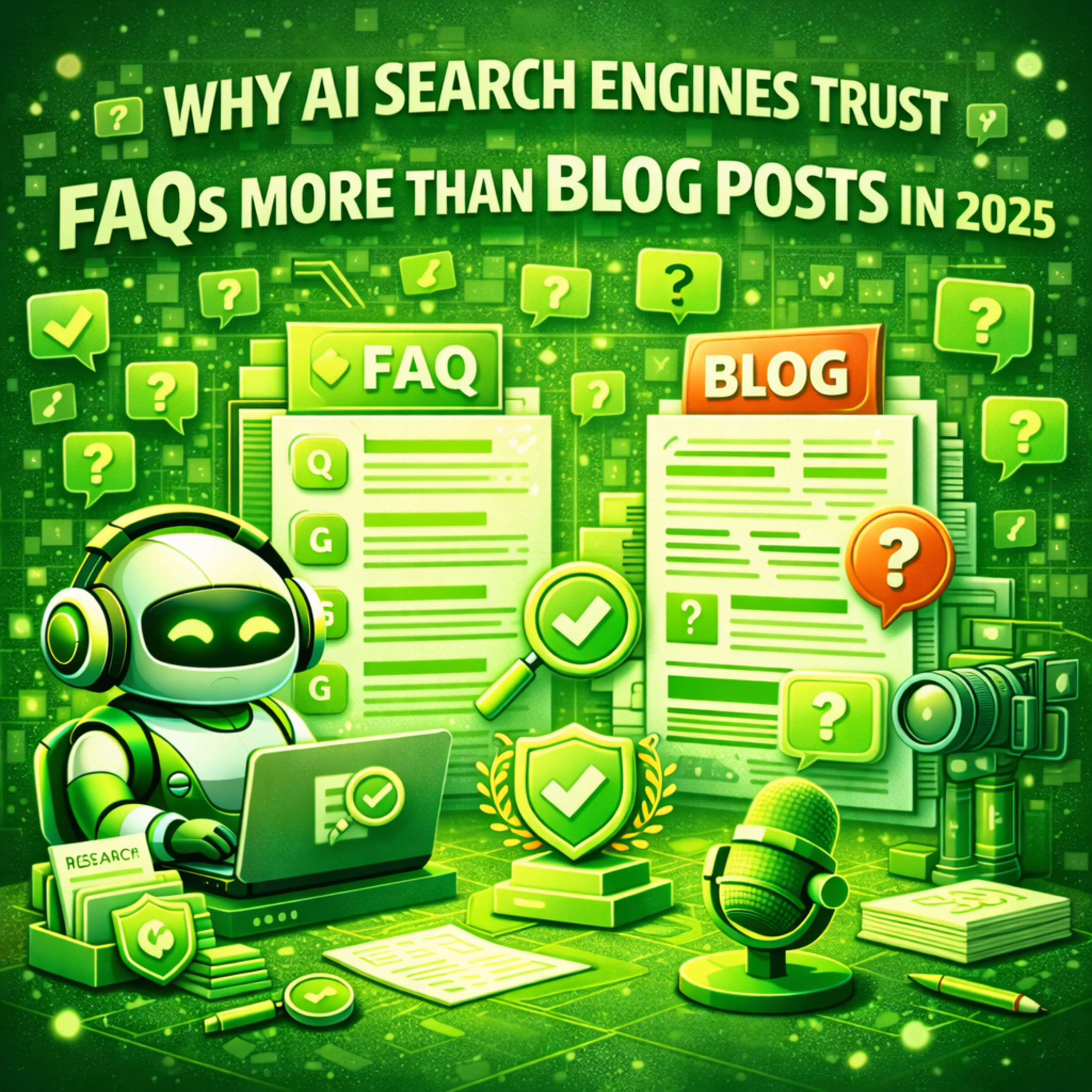 Why AI Search Engines Trust FAQs More Than Blog Posts in 2025