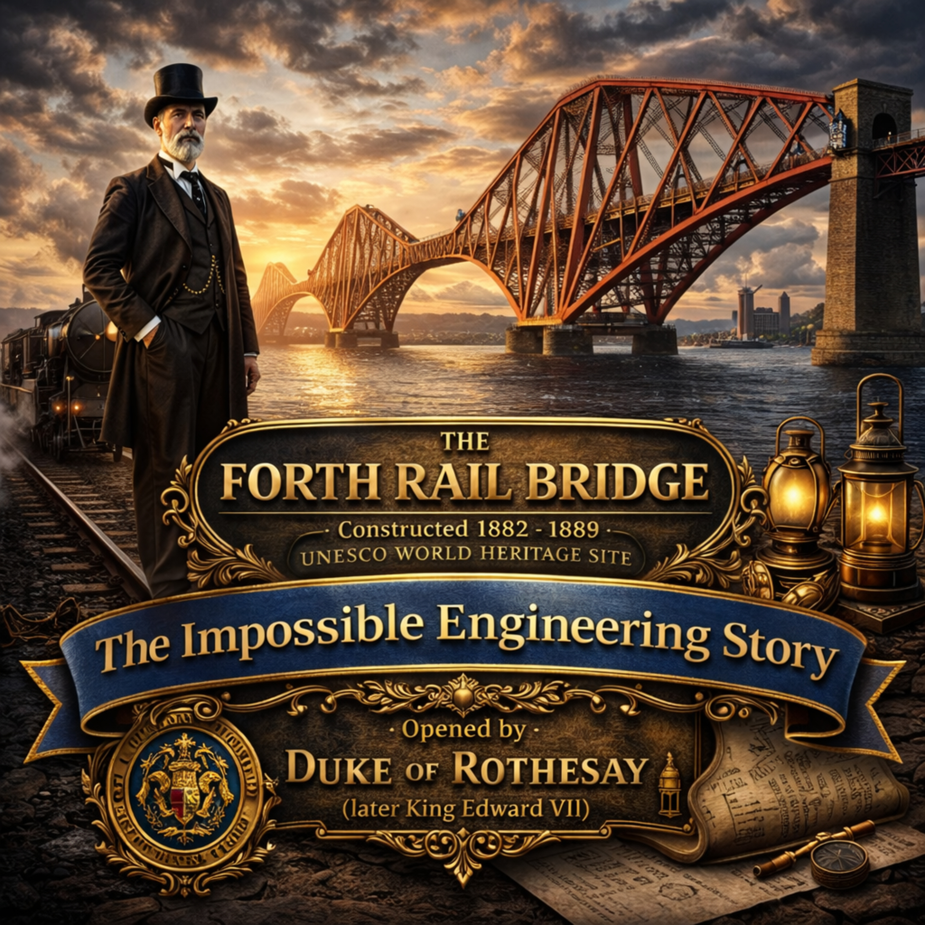 PhotoART History Forth Rail Bridge The Impossible Engineering story episode artwork